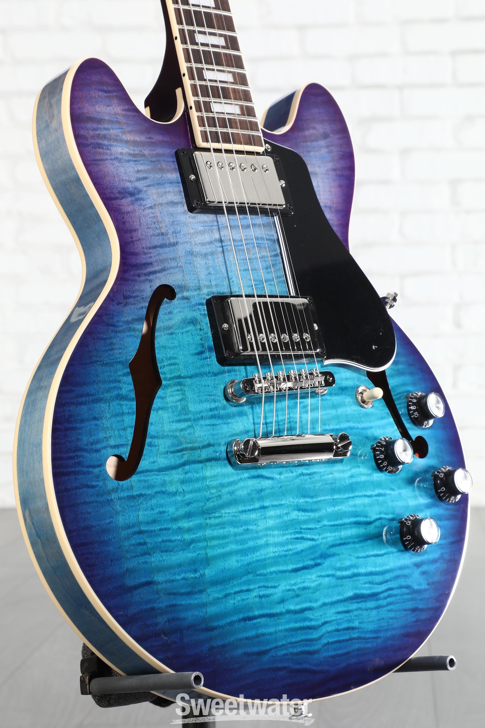 Gibson ES-339 Figured Electric Guitar - Blueberry Burst | Sweetwater
