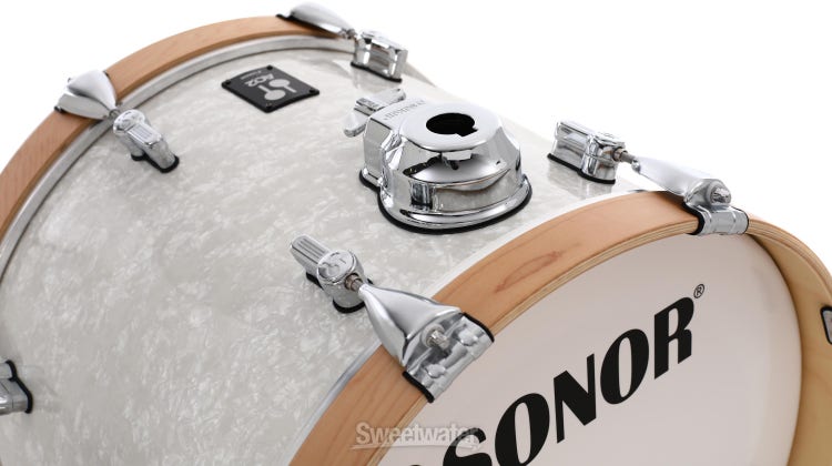Sonor AQ2 Bop 4-piece Shell Pack with Snare - White Marine Pearl