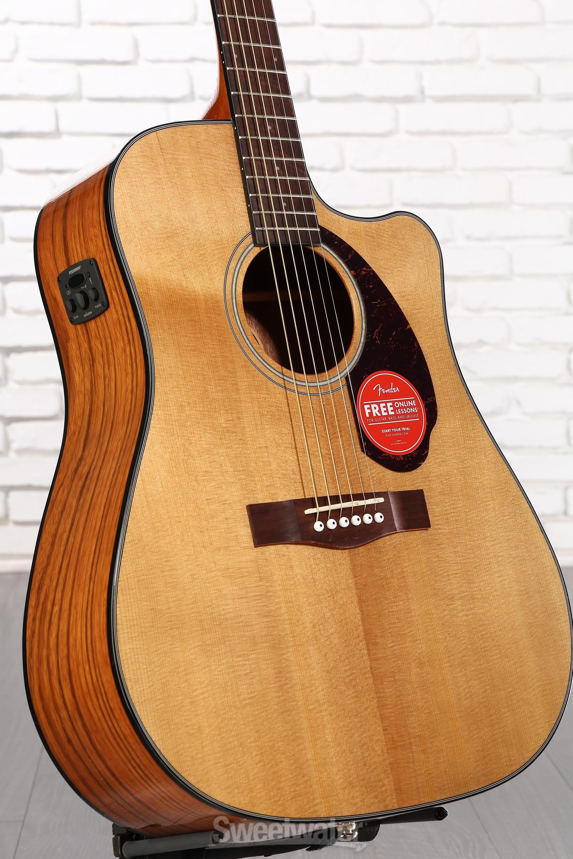 Photo of Fender CD-140SCE Dreadnought Acoustic-Electric Guitar - Natural