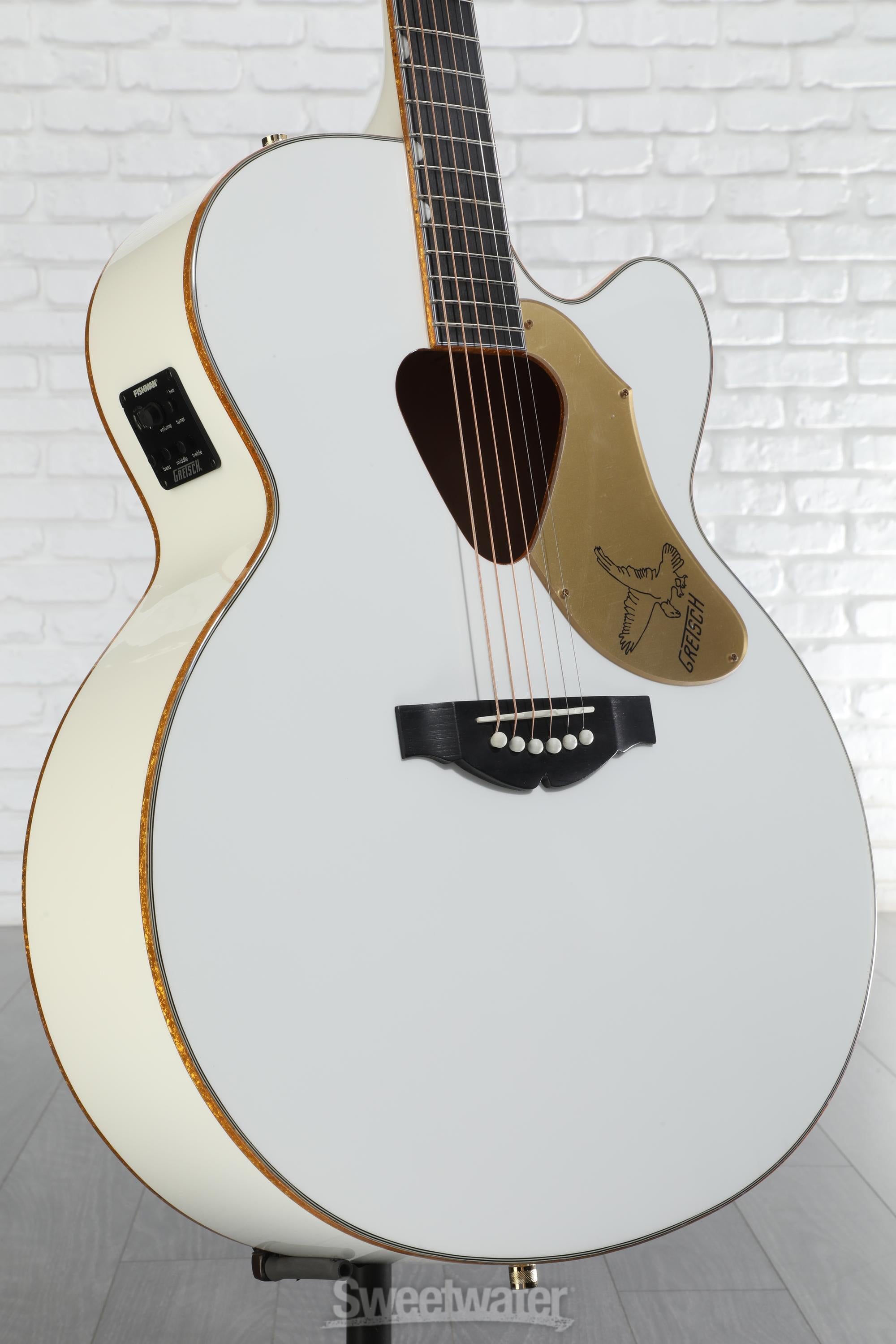 ギター GRETSCH Rancher Falcon, Jumbo, White Gretsch_G5022CWFE_Rancher_Falc