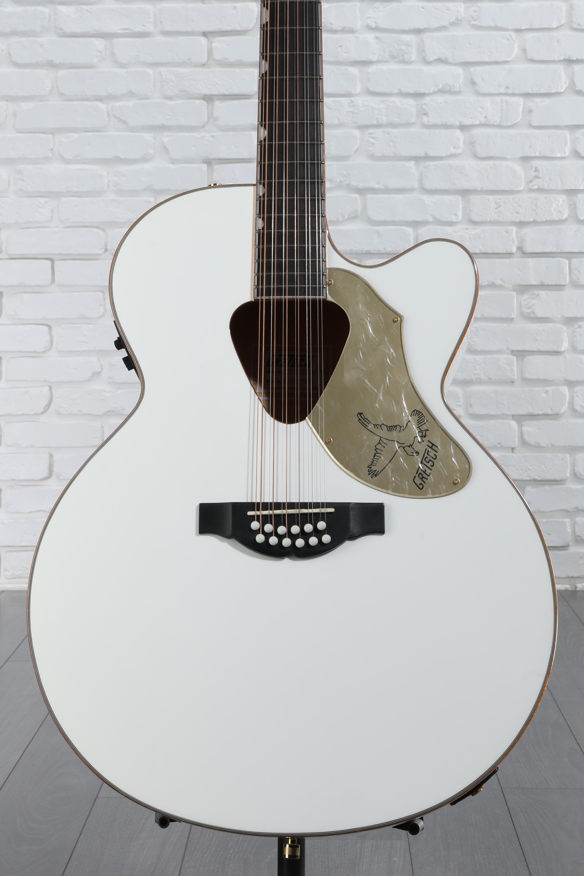 Gretsch G5022CWFE-12 Rancher Falcon Jumbo - White | Sweetwater