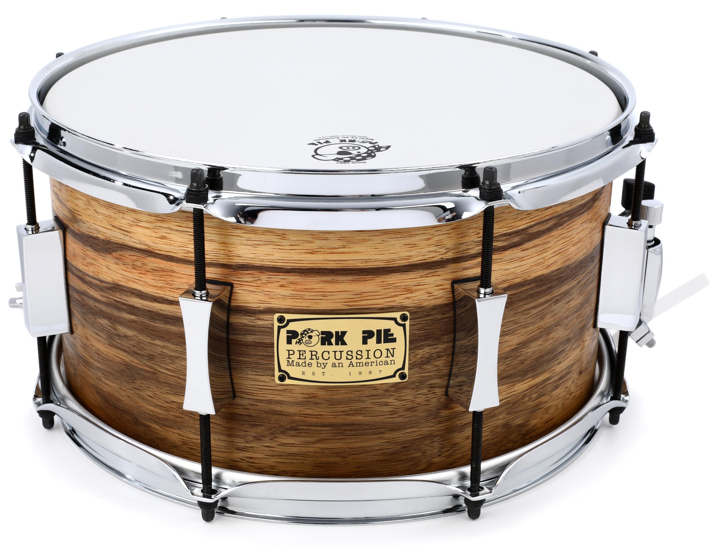 Pork Pie Percussion Oak Snare Drum - 7 x 13 inch - African Marble