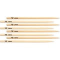 Photo of Vater Hickory Drumsticks 4-pack - Fatback 3A - Nylon Tip