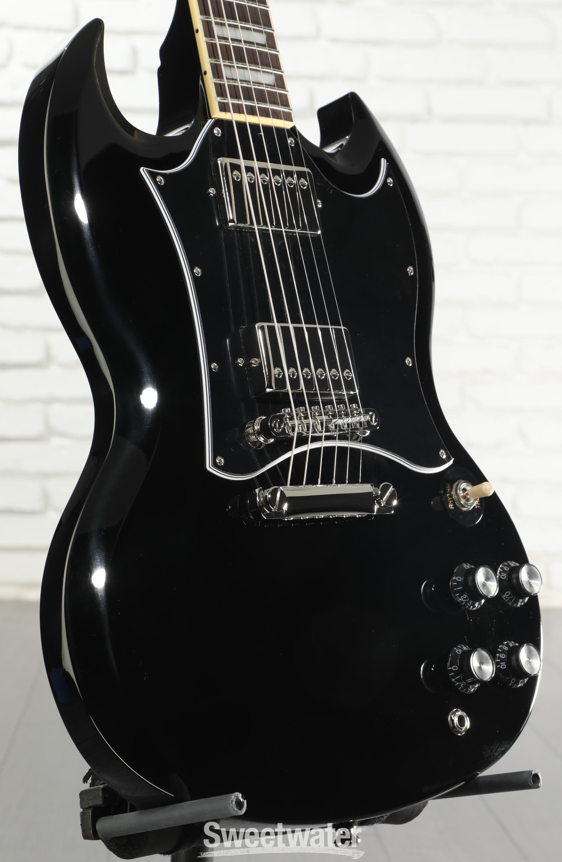 Epiphone SG Standard Electric Guitar - Ebony | Sweetwater