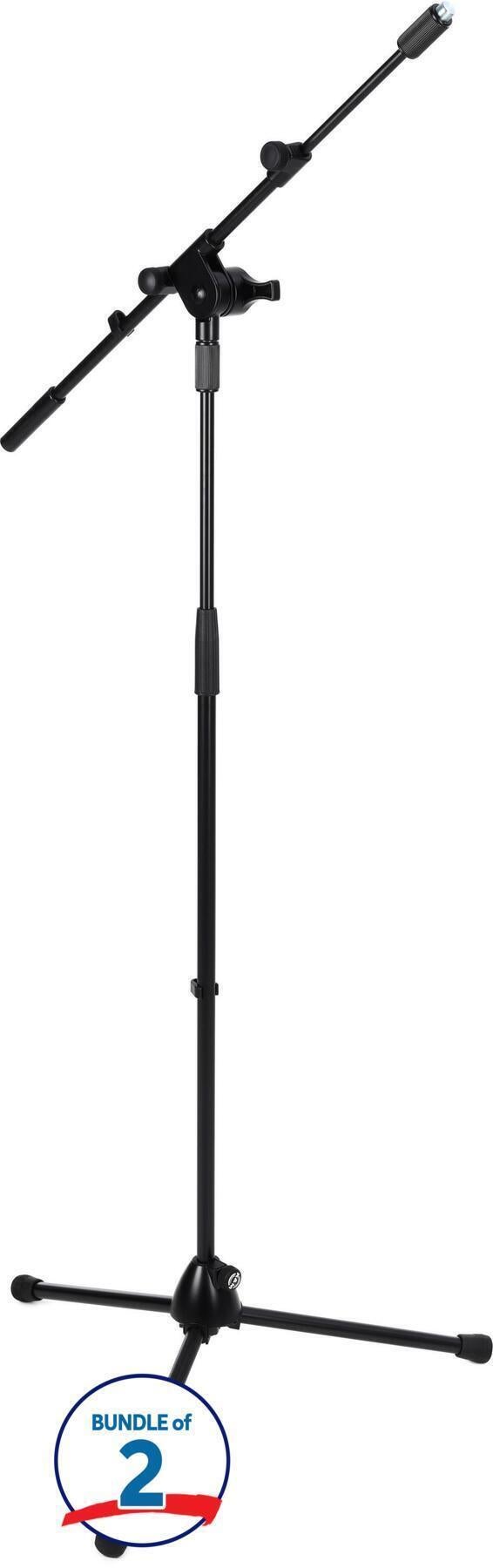 Photo of K&M 25600 Mic Stand with Telescoping Boom (2-pack)