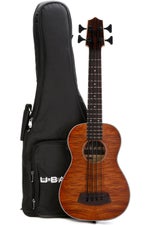 Photo of Kala U-Bass Exotic Mahogany Acoustic-Electric Bass Guitar - Natural