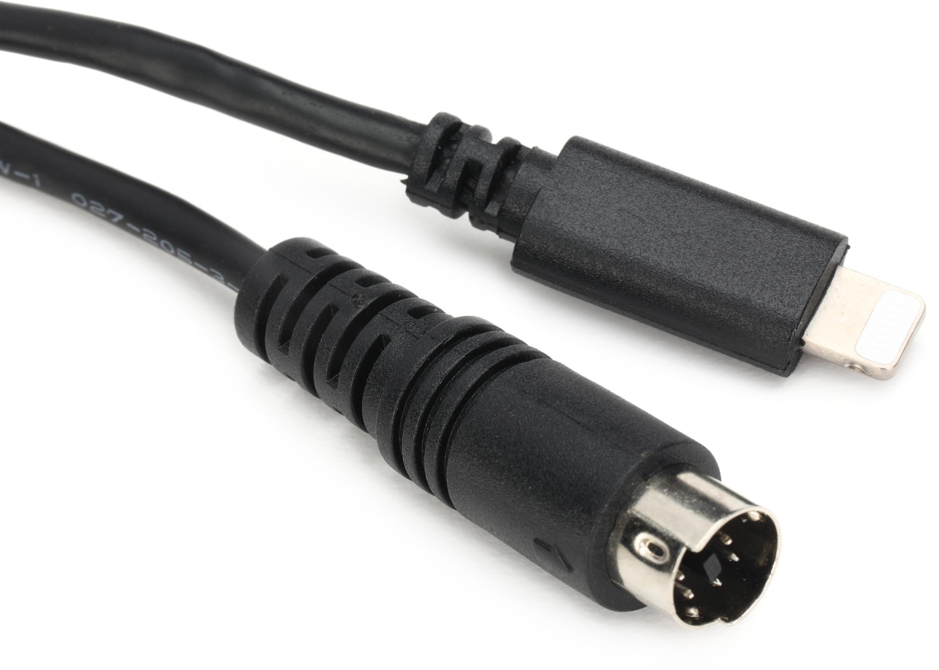 IK Multimedia Lightning to Mini-DIN Cable | Sweetwater