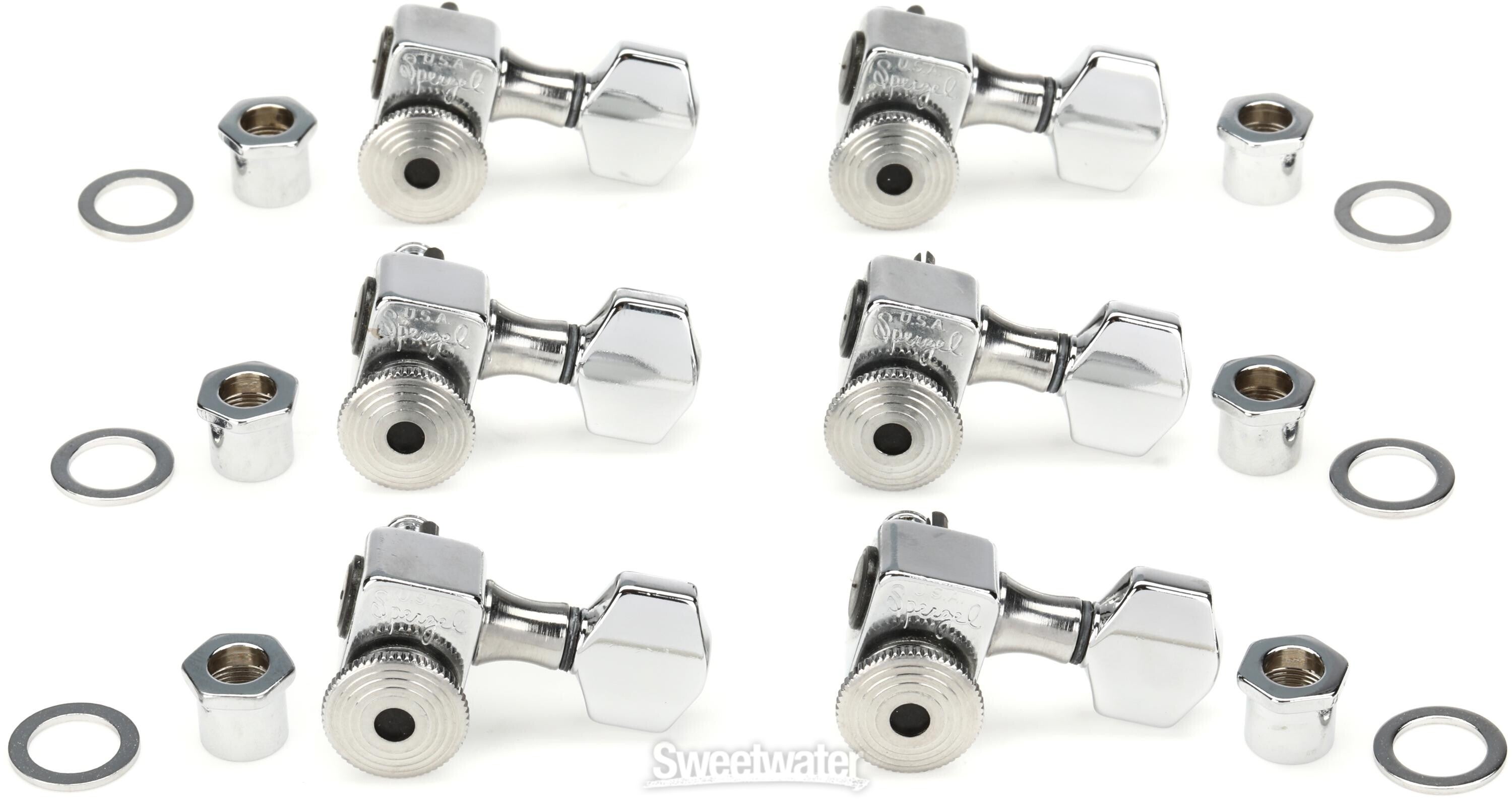 Sperzel 6LTLCP Trim-Lok 6-in-line Locking Tuners Chrome