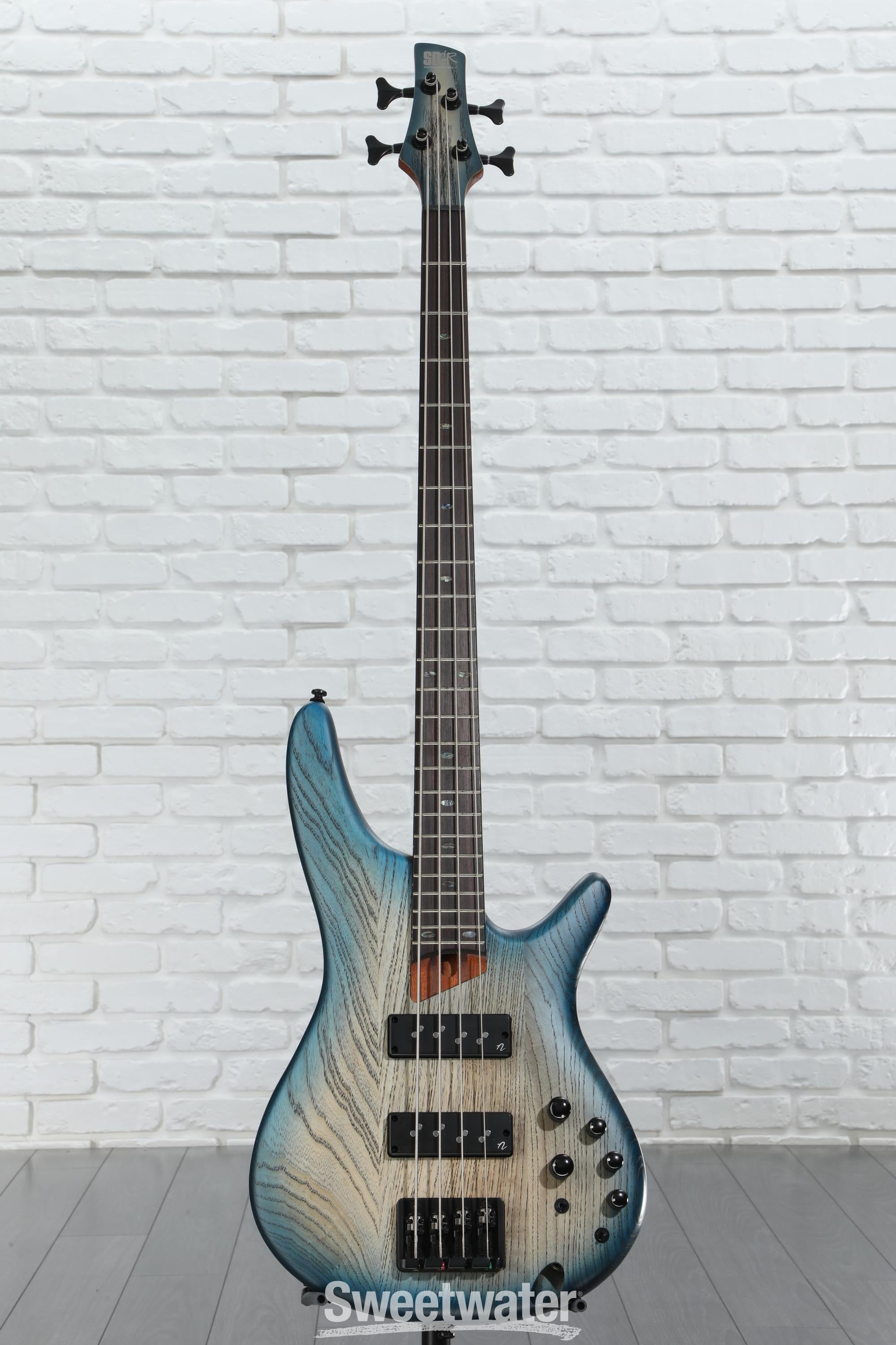 Ibanez Standard SR600E Bass Guitar - Cosmic Blue Starburst Flat