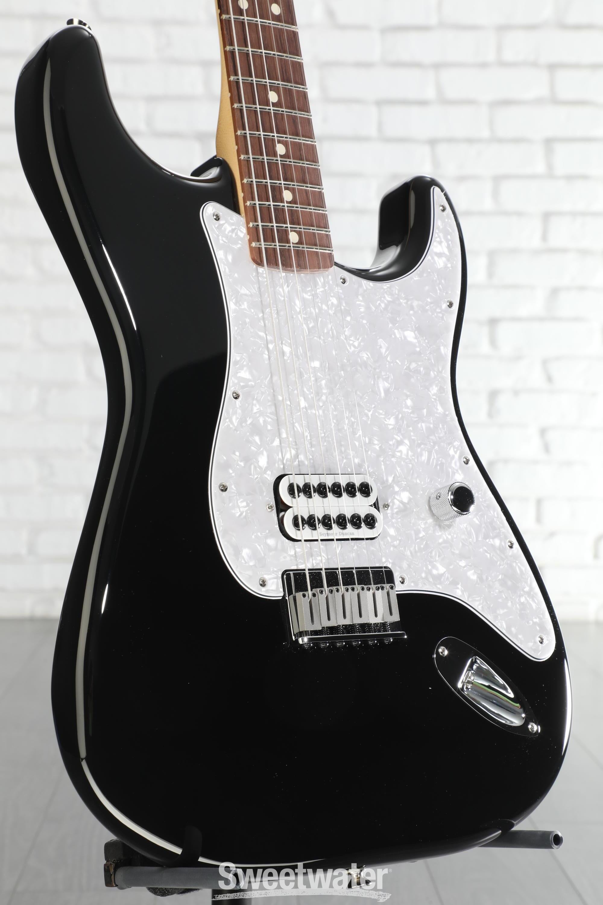 Fender Tom DeLonge Stratocaster Electric Guitar - Black | Sweetwater