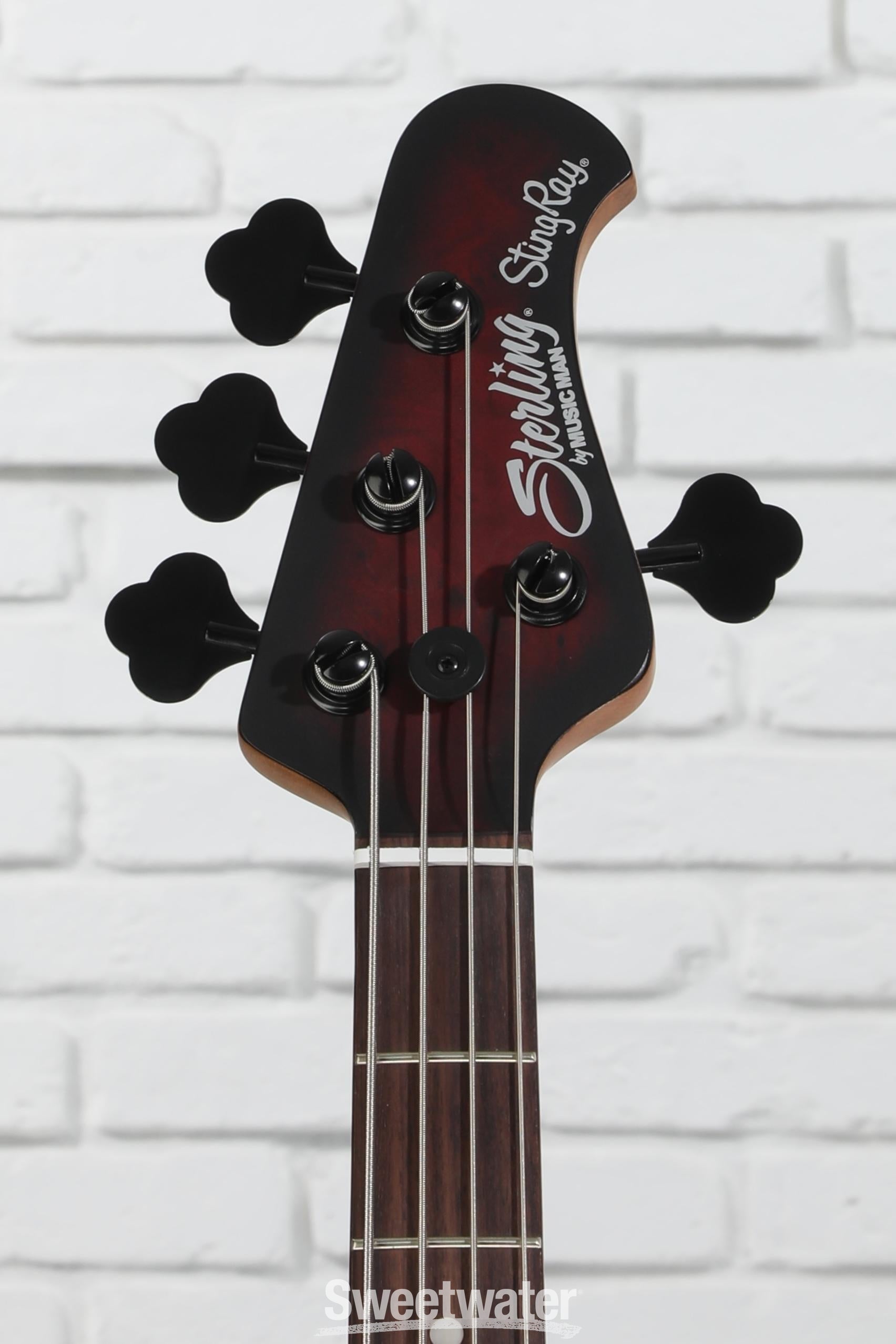 Sterling By Music Man StingRay RAY34 Bass Guitar - Dark