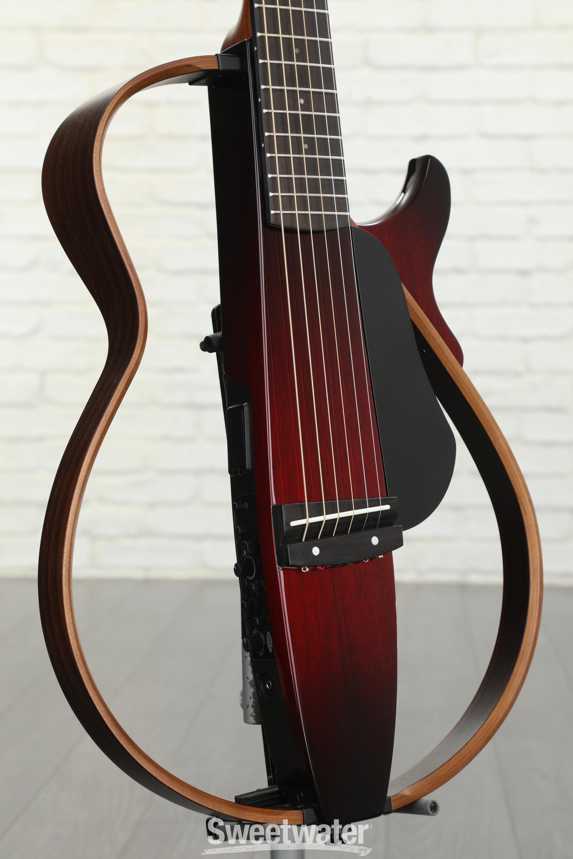 Yamaha SLG200S Silent Guitar - Crimson Red Burst | Sweetwater