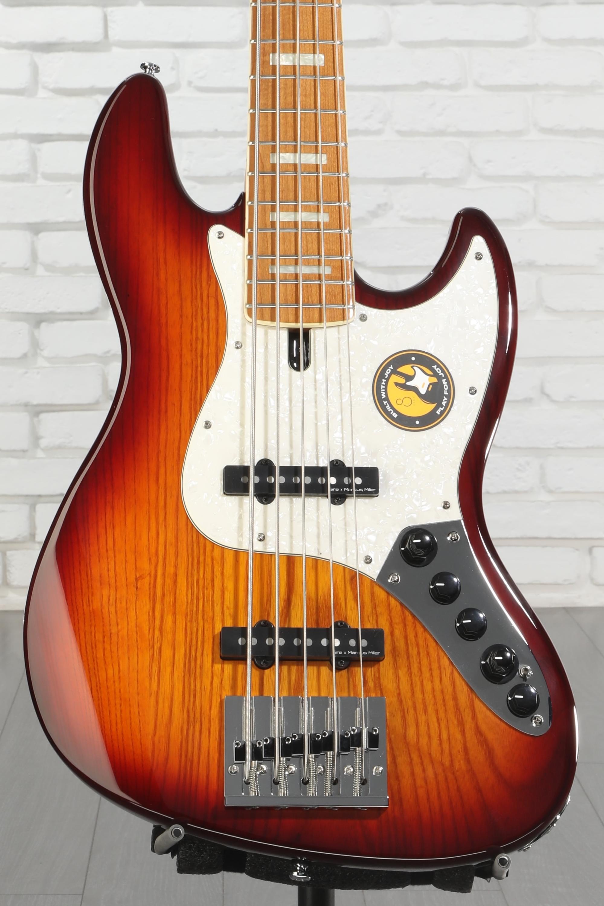 Sire Marcus Miller V8 5-string Bass Guitar - Tobacco Sunburst
