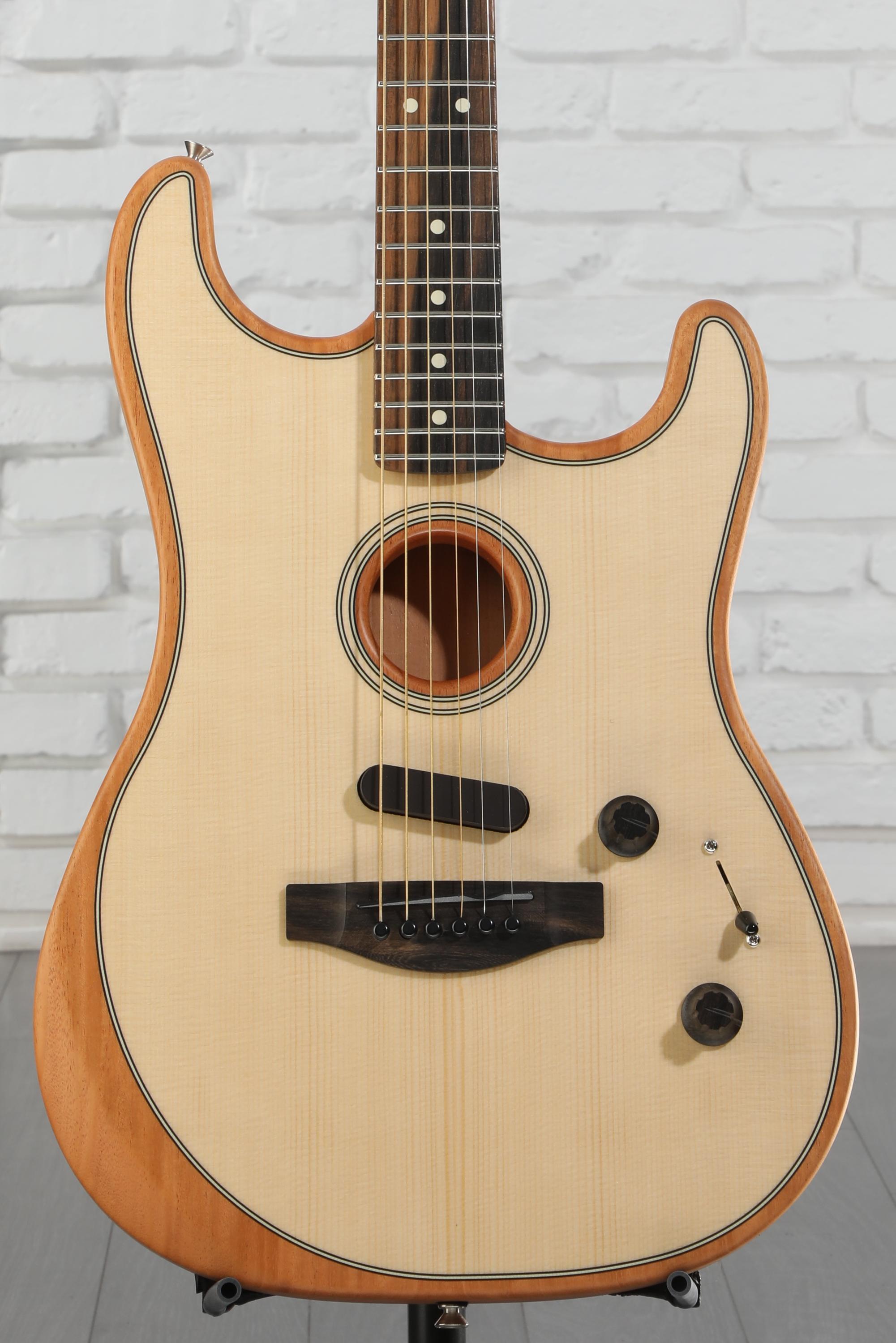 ギター Fender USA acoustasonic stratocaster Fender American Acoustasonic Stratocaster Acoustic-Electric