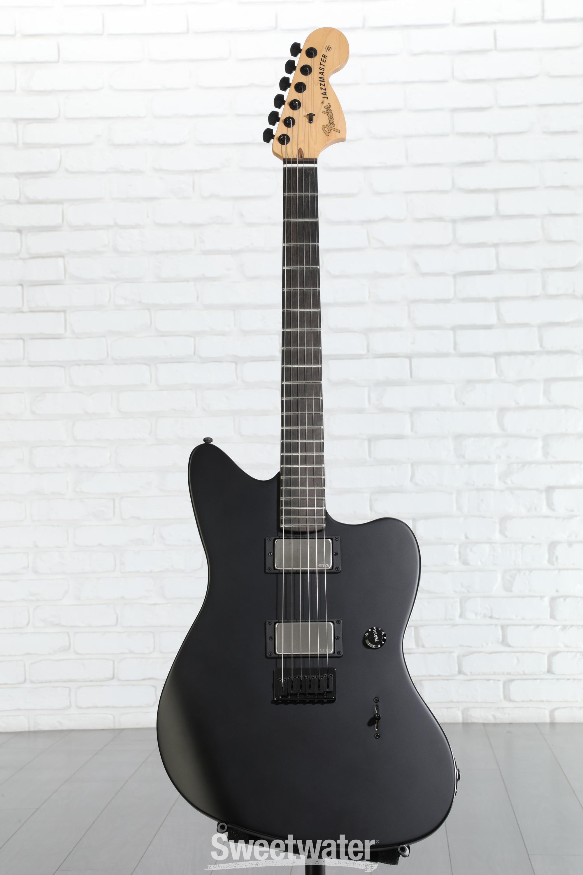 Fender Jim Root Jazzmaster - Flat Black with Ebony Fingerboard