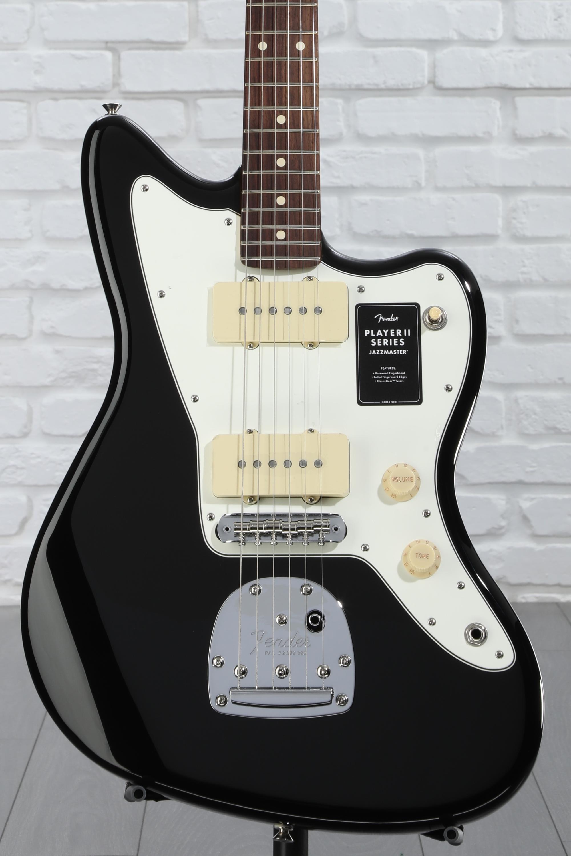 [ほぼ未使用]fender player Ⅱ jazzmaster Fender Player II Jazzmaster Black – Chicago Music Exchange