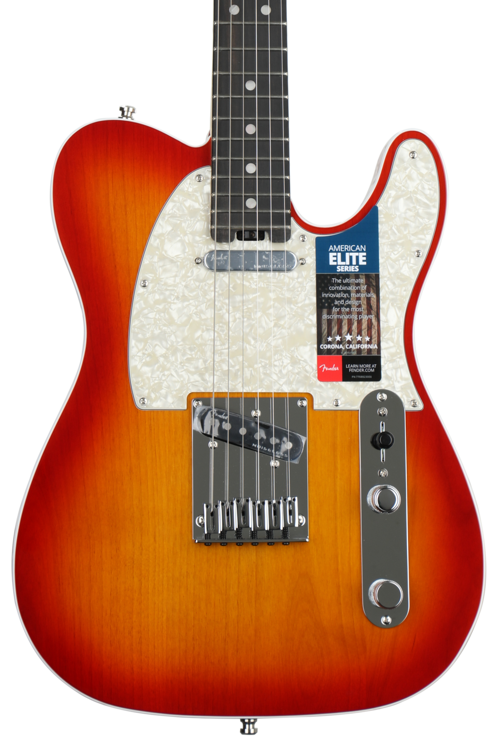 Fender American Elite Telecaster - Aged Cherry Burst w/ Ebony