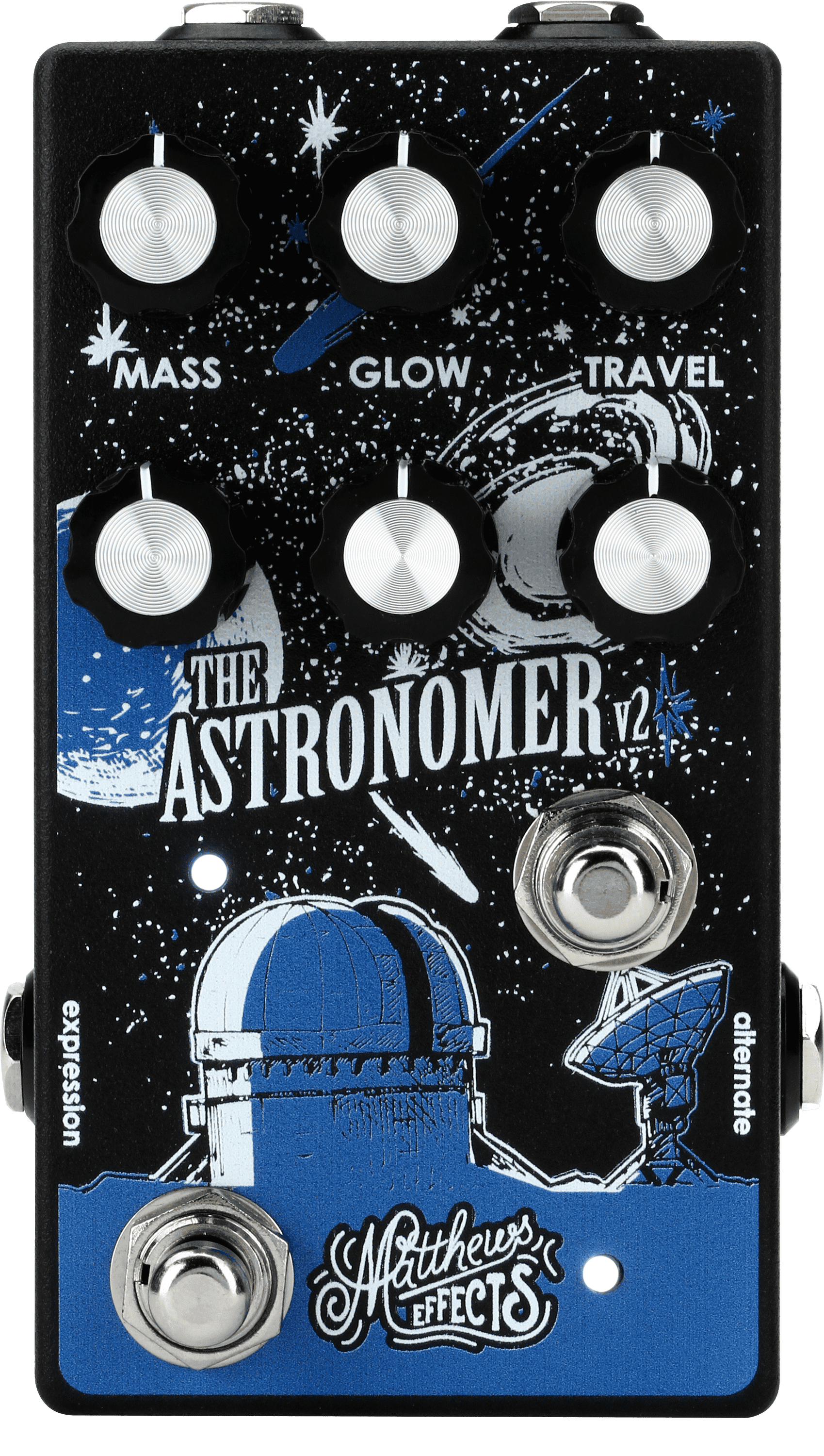 ギター Matthews Effects The Astronomer V2 Matthews Effects Astronomer v2 Celestial Reverb Pedal