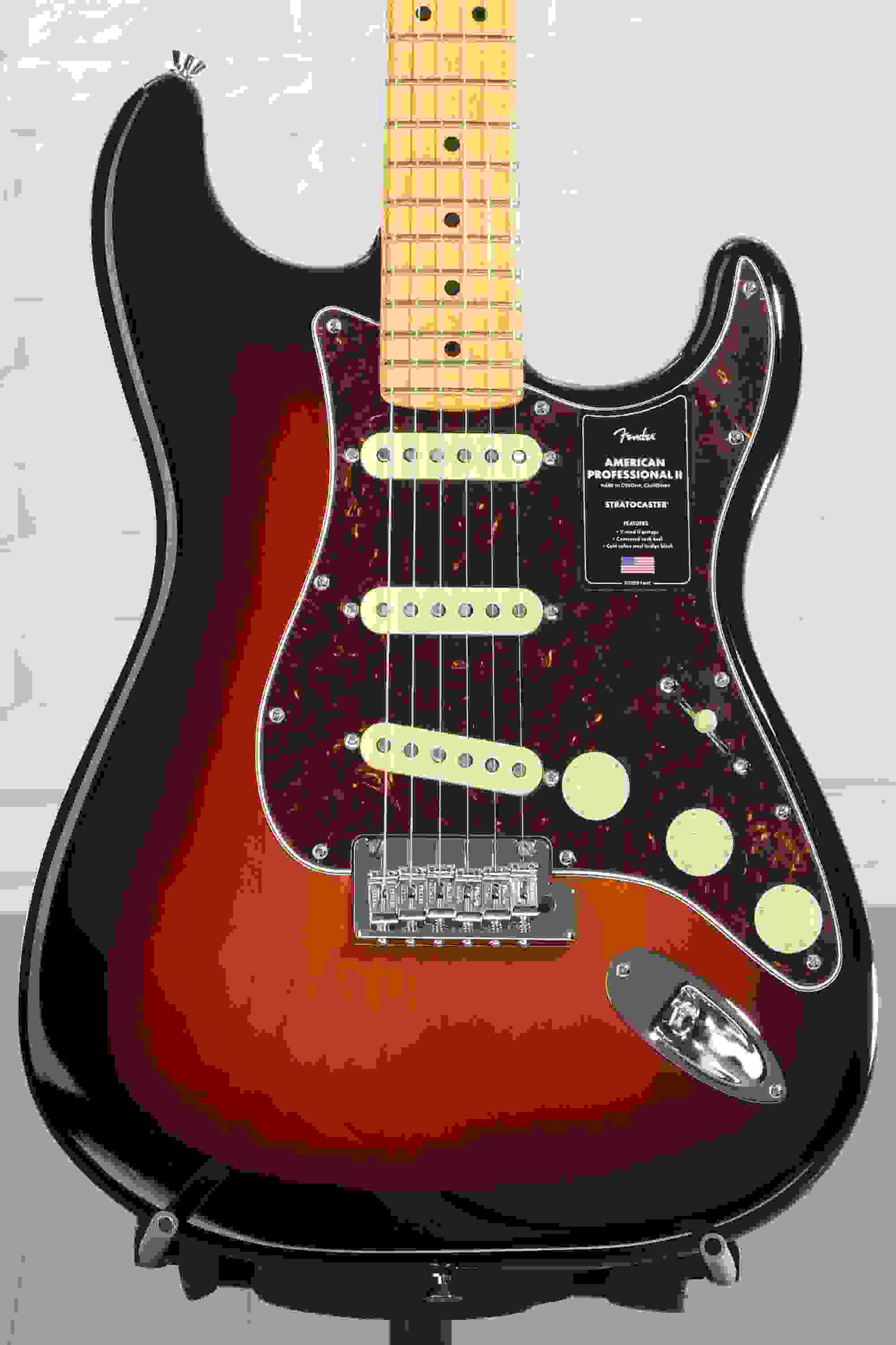 Fender American Professional II Stratocaster - 3 Color Sunburst with Maple Fingerboard