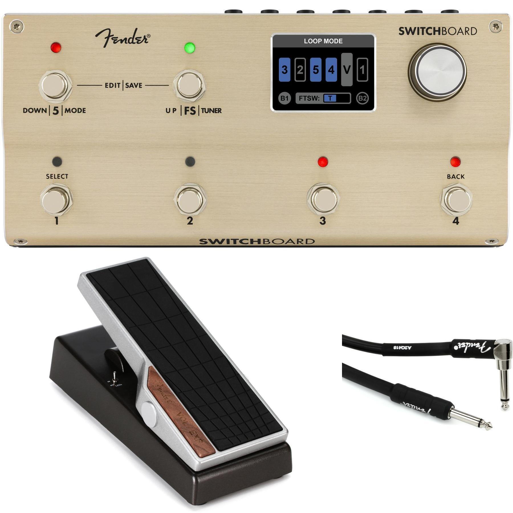 Fender Switchboard Effects Operator with Expression Pedal Sweetwater