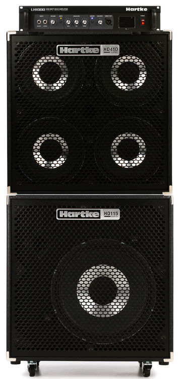 Hartke LH1000 1000-watt Bass Head with 1,000-watt 4x10