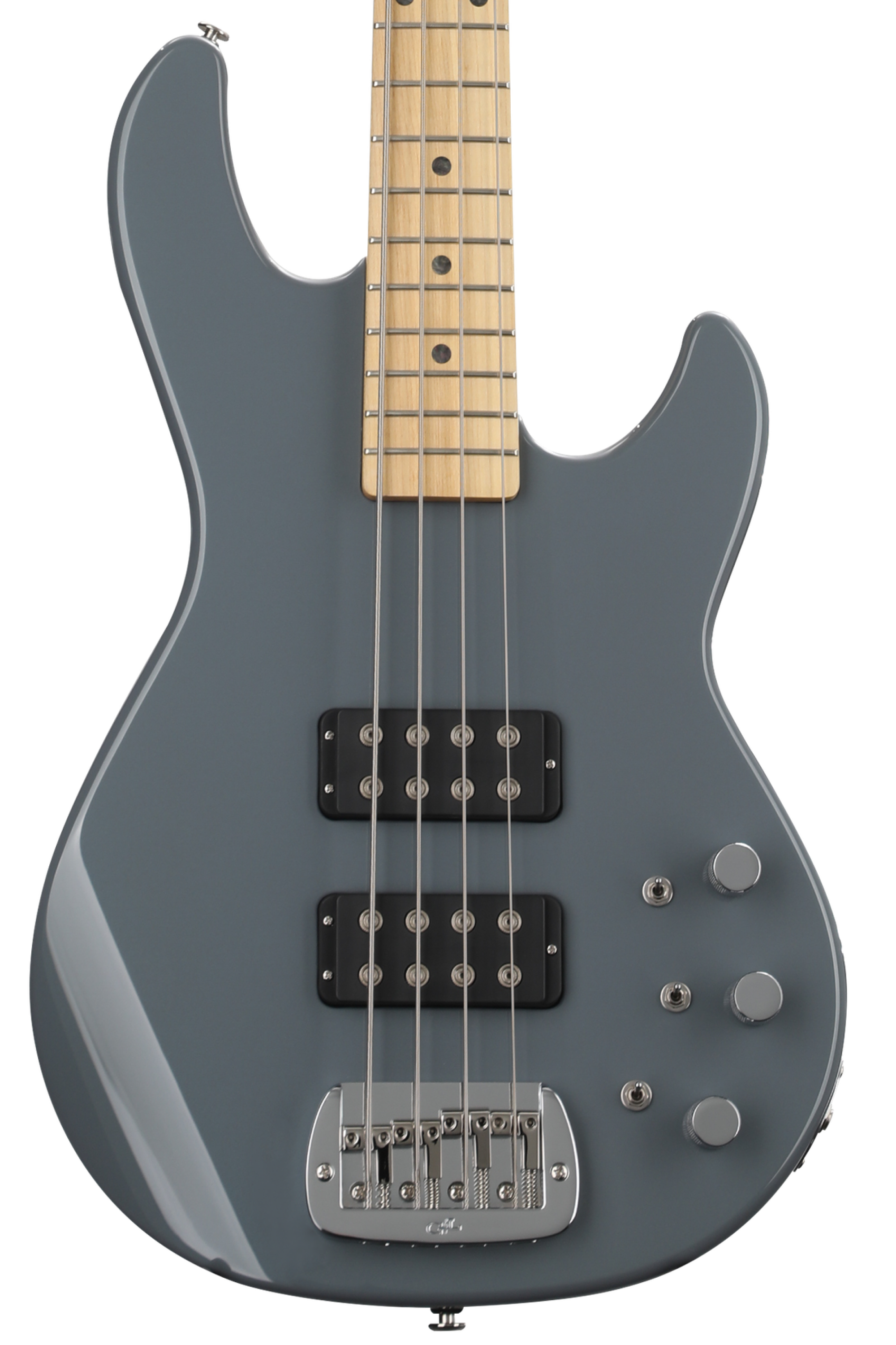 G&L Fullerton Deluxe L-2000 Bass Guitar - Grey Pearl