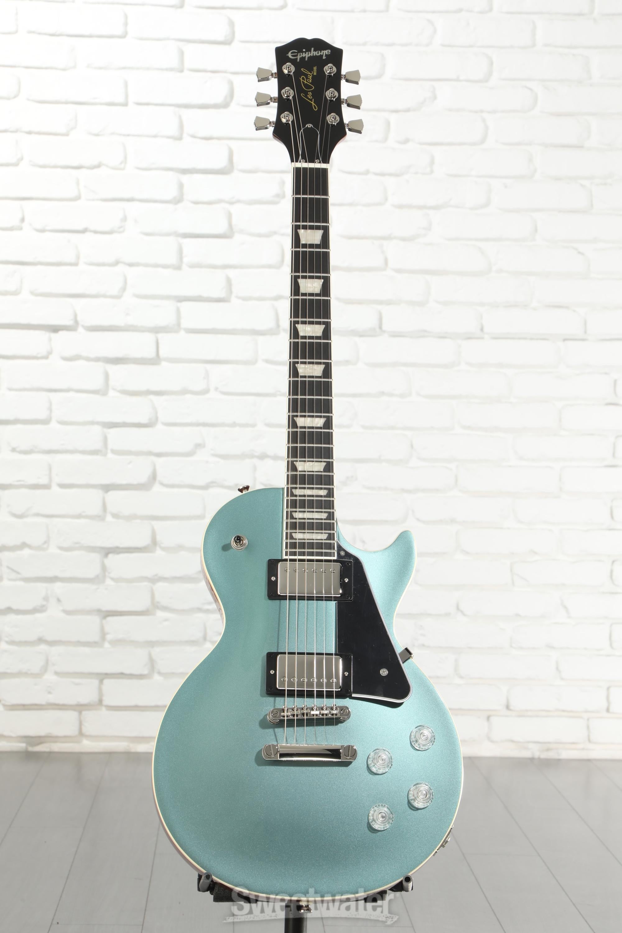 Epiphone Les Paul Modern Electric Guitar - Faded Pelham Blue