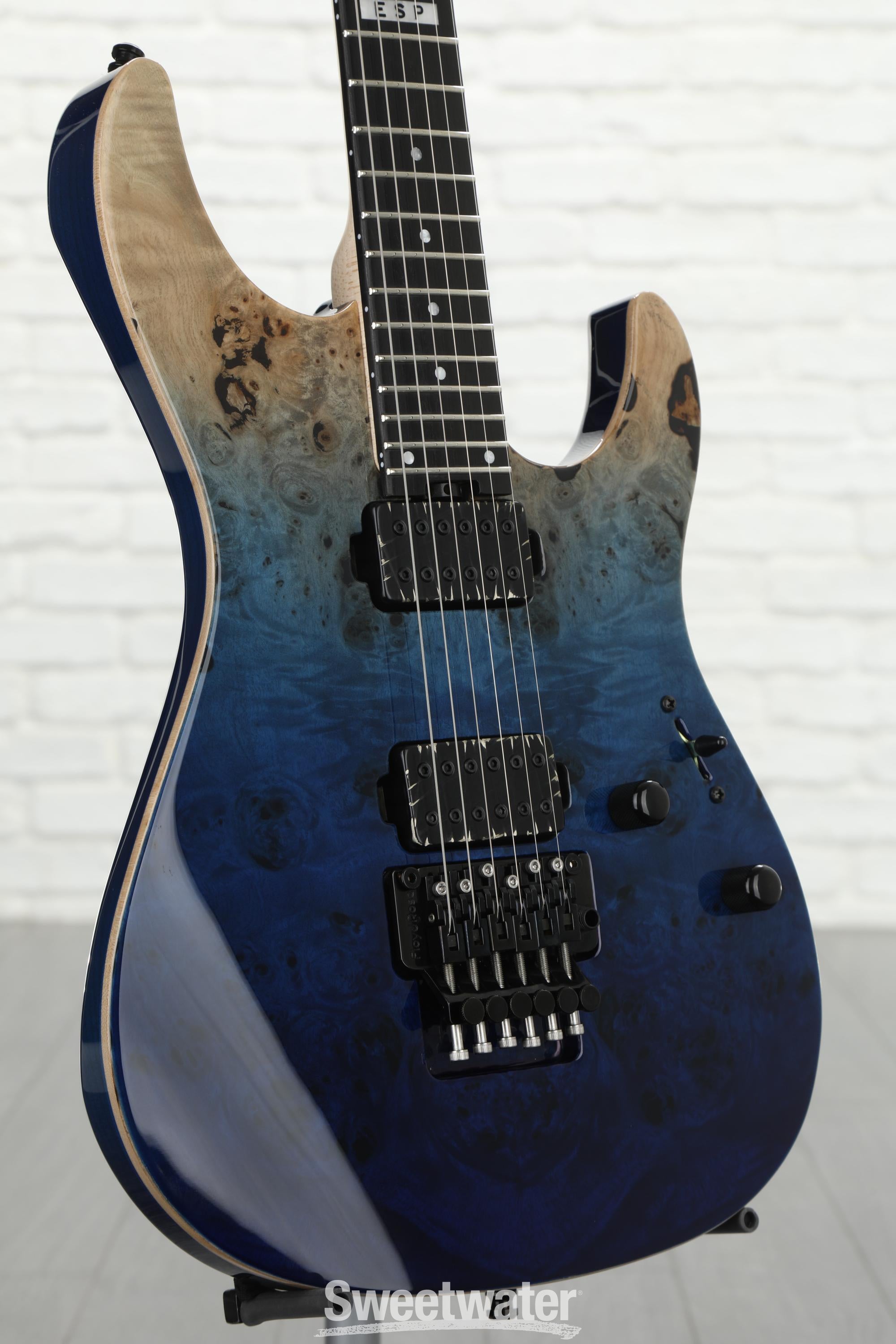 ESP AMOROUS 【Faded Blue】 ESP E-II Eclipse - Blue Natural Fade | Sweetwater