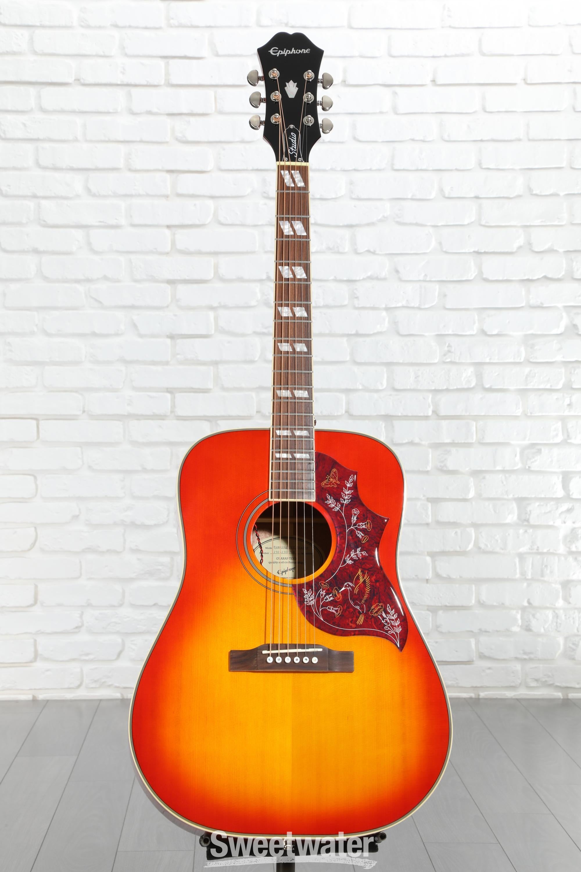 Epiphone Hummingbird Studio Acoustic-Electric Guitar - Faded