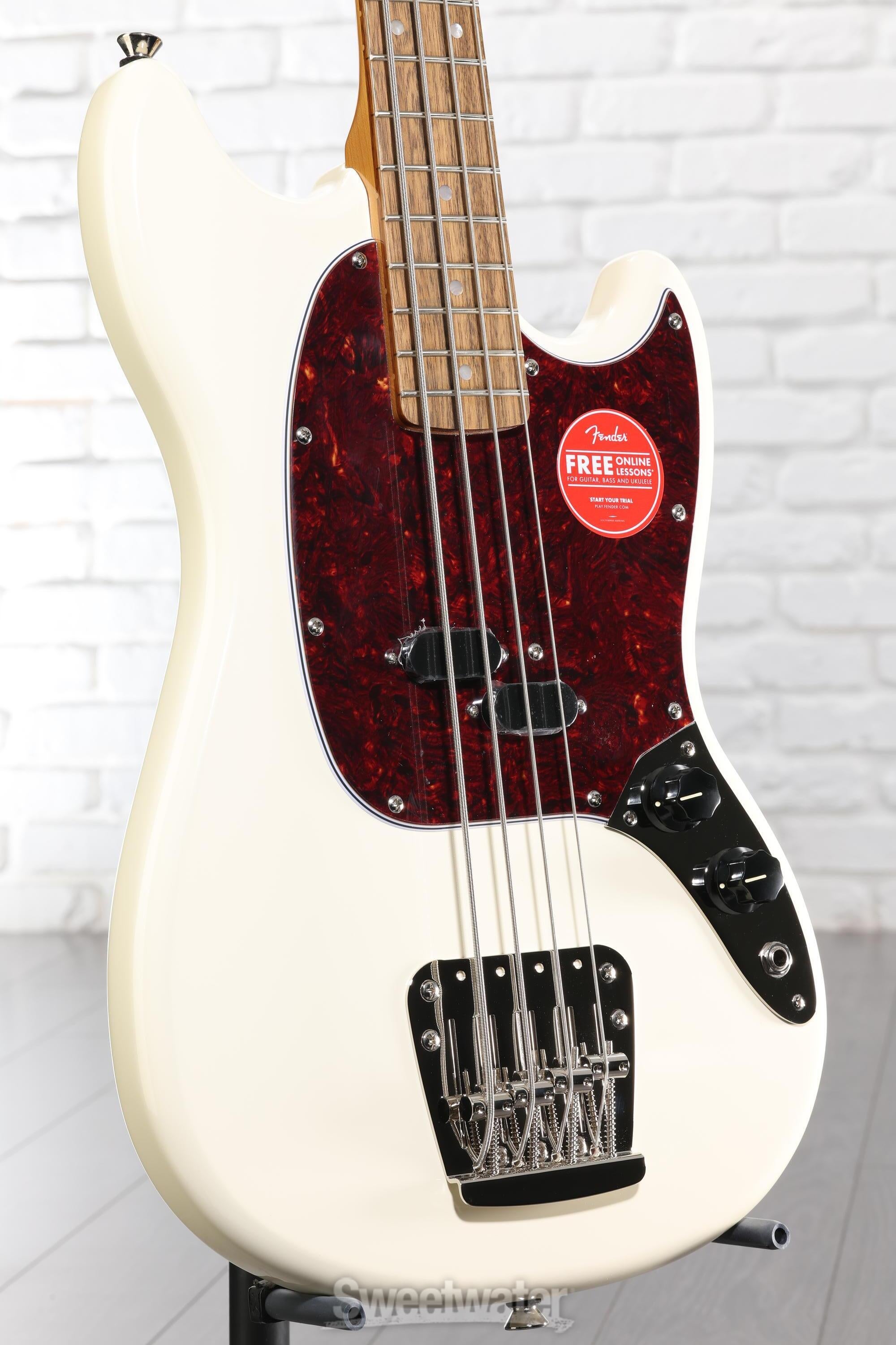 Squier Classic Vibe '60s Mustang Bass - Olympic White | Sweetwater