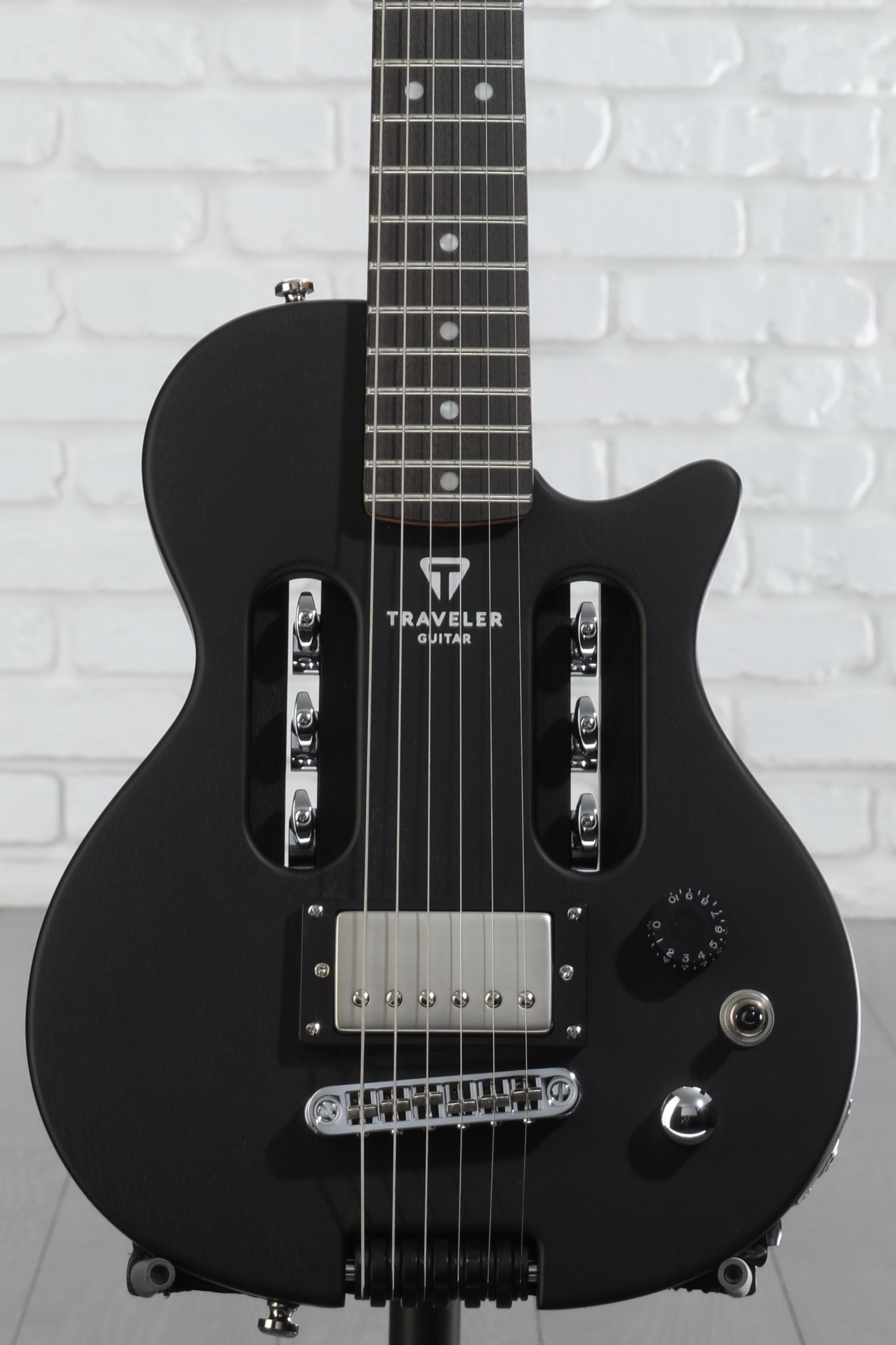Traveler Guitar EG-1 Mod X Electric Guitar - Black Satin