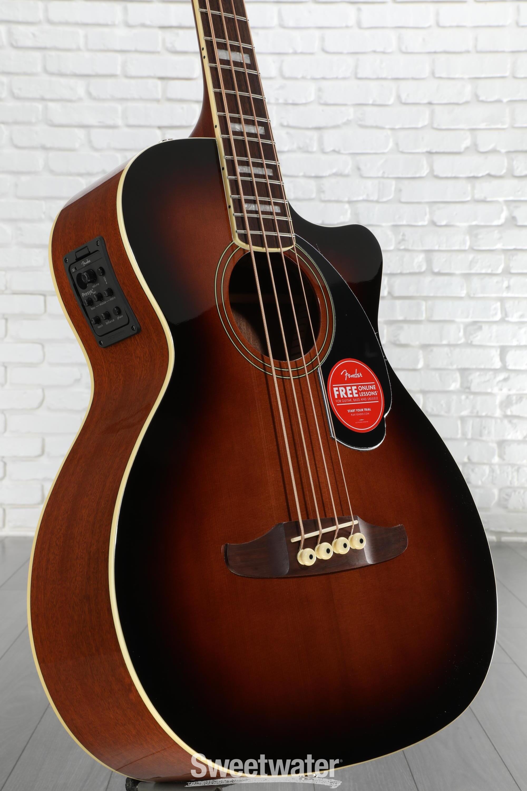 Fender Kingman Acoustic-electric Bass - Shaded Edge Burst | Sweetwater