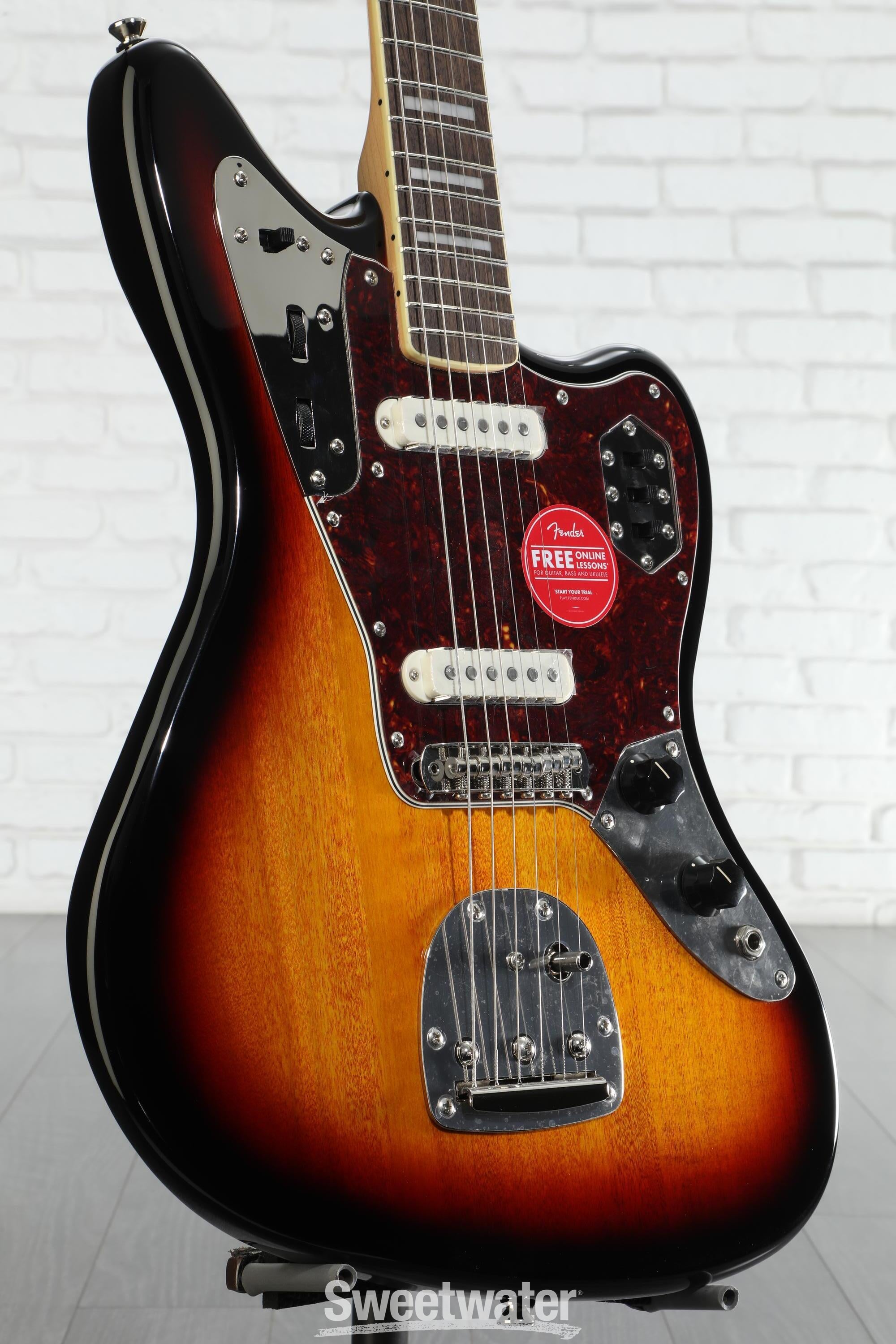 Squier Classic Vibe '70s Jaguar - 3-Tone Sunburst | Sweetwater