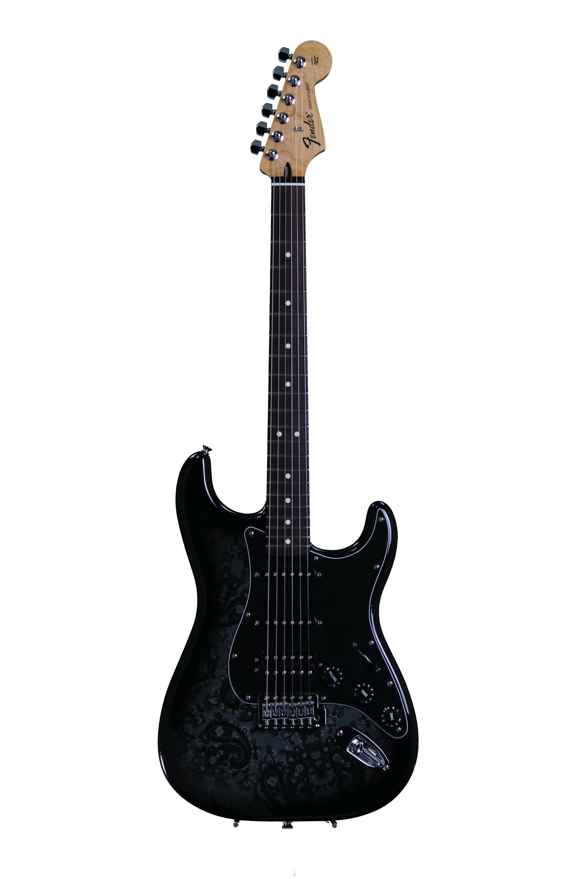 Fender Black Paisley Stratocaster HSS LTD - Black Paisley Strat