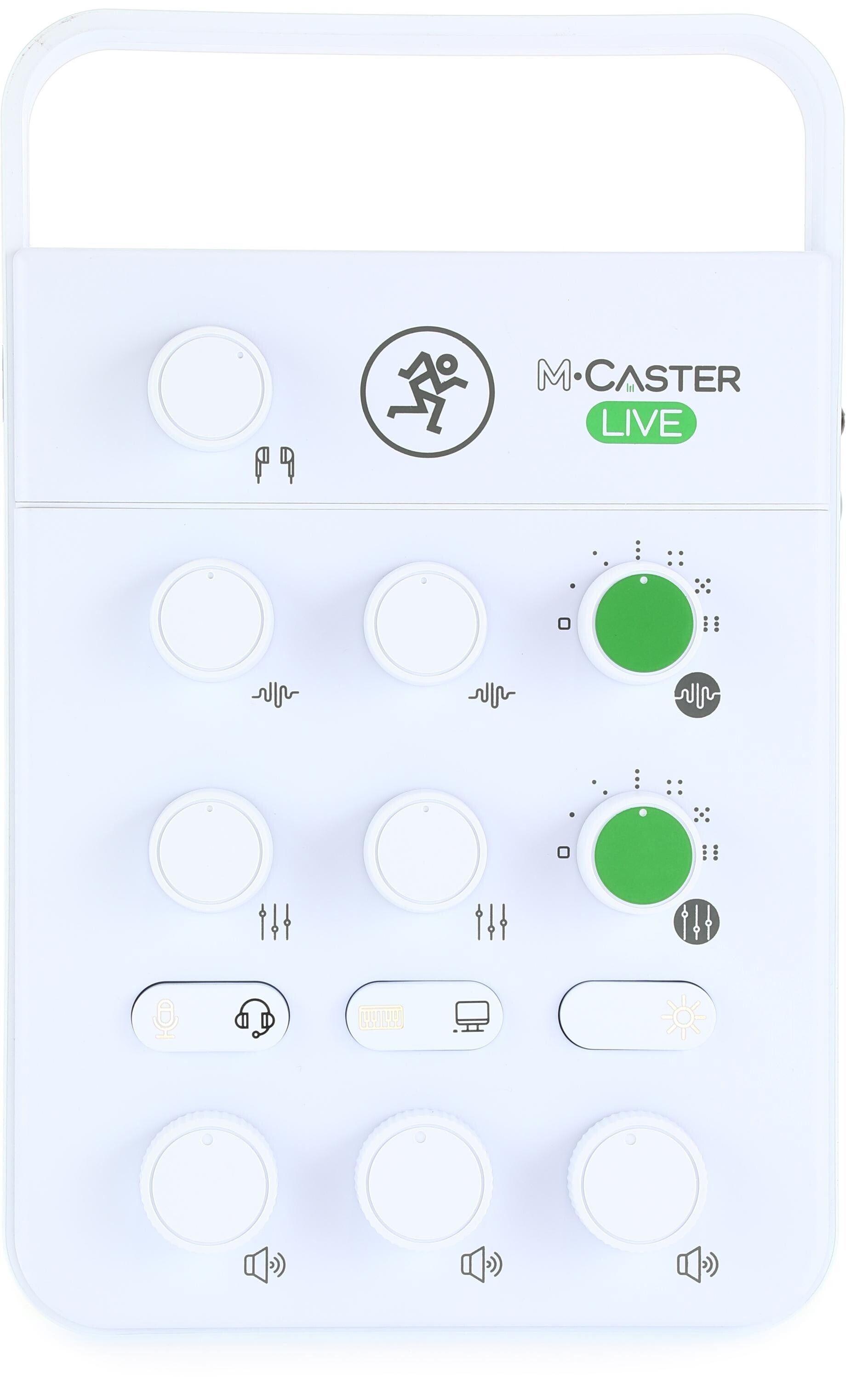 Mackie M-Caster Live Portable Livestreaming Mixer - White | Sweetwater