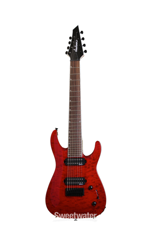 Jackson JS32-8Q Dinky - Transparent Red