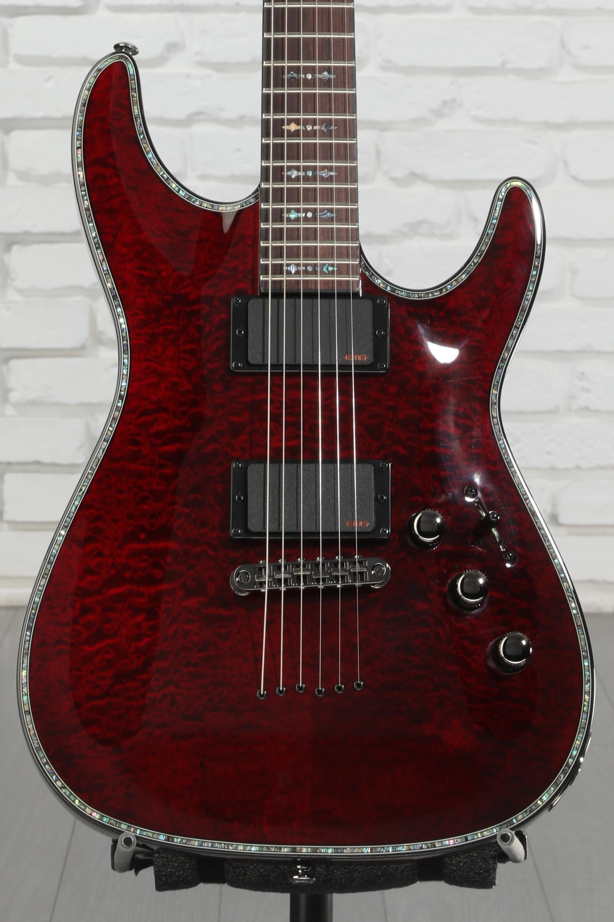 【10946】 Schecter Hellraiser AD C-1 Schecter Hellraiser C-1 Electric Guitar - Black Cherry | Sweetwater