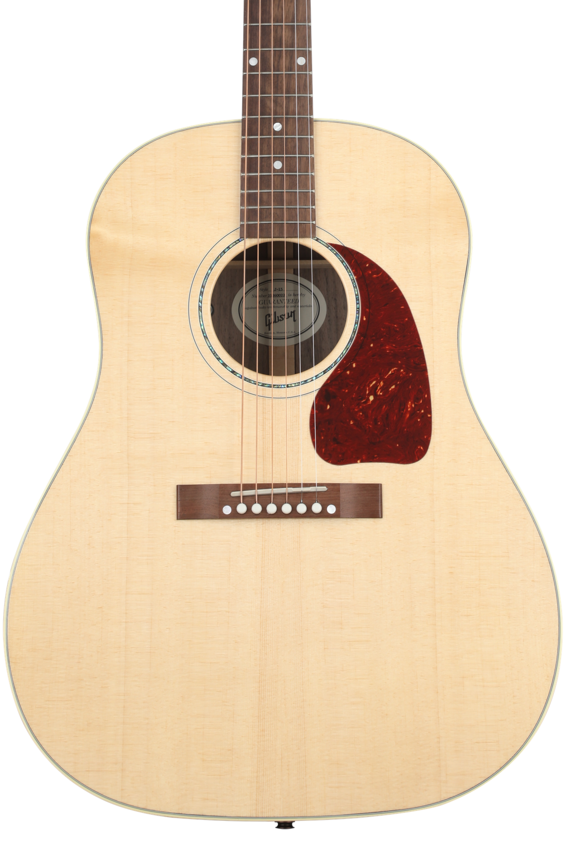 Gibson Acoustic J-15 Standard Walnut Acoustic-Electric Guitar - Antique Natural