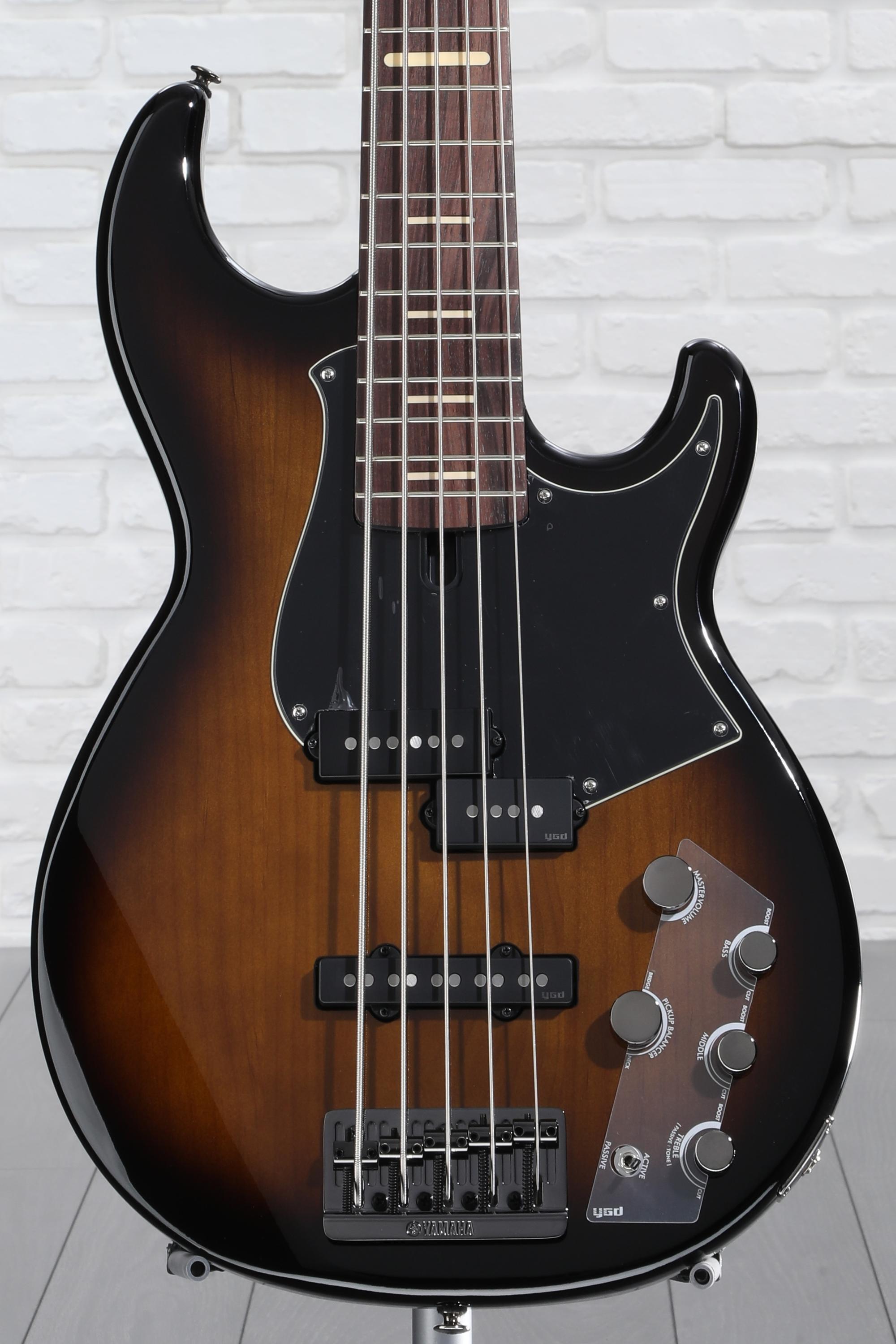 Yamaha BB735A 5-string Bass Guitar - Dark Coffee Sunburst