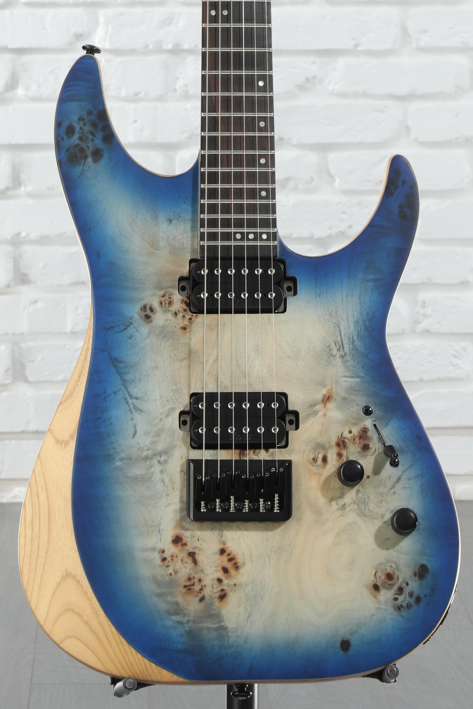 Schecter Reaper-6 FR S Electric Guitar in Satin Sky Burst