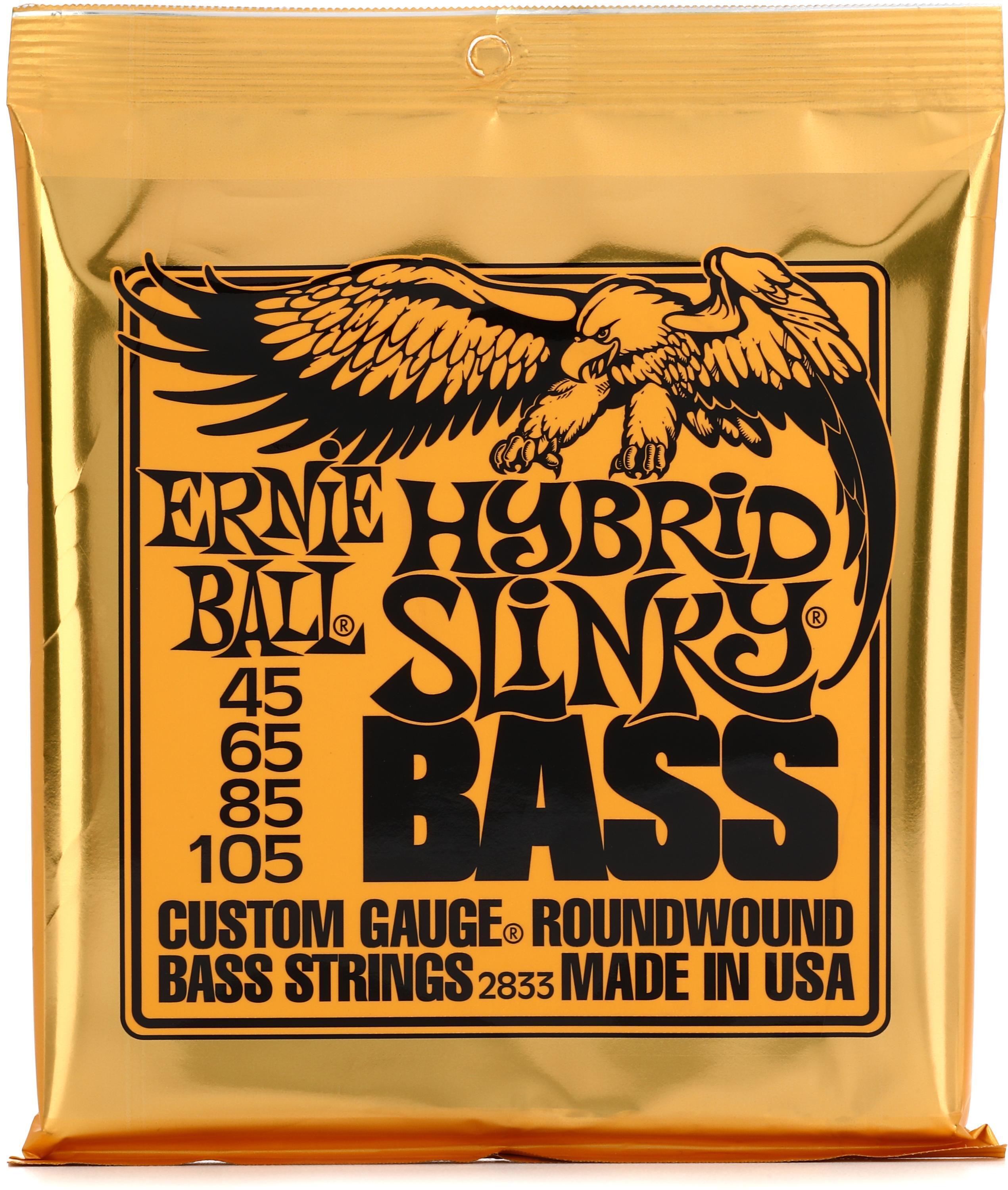 Ernie Ball 2833 Hybrid Slinky Nickel Wound Electric Bass Guitar 