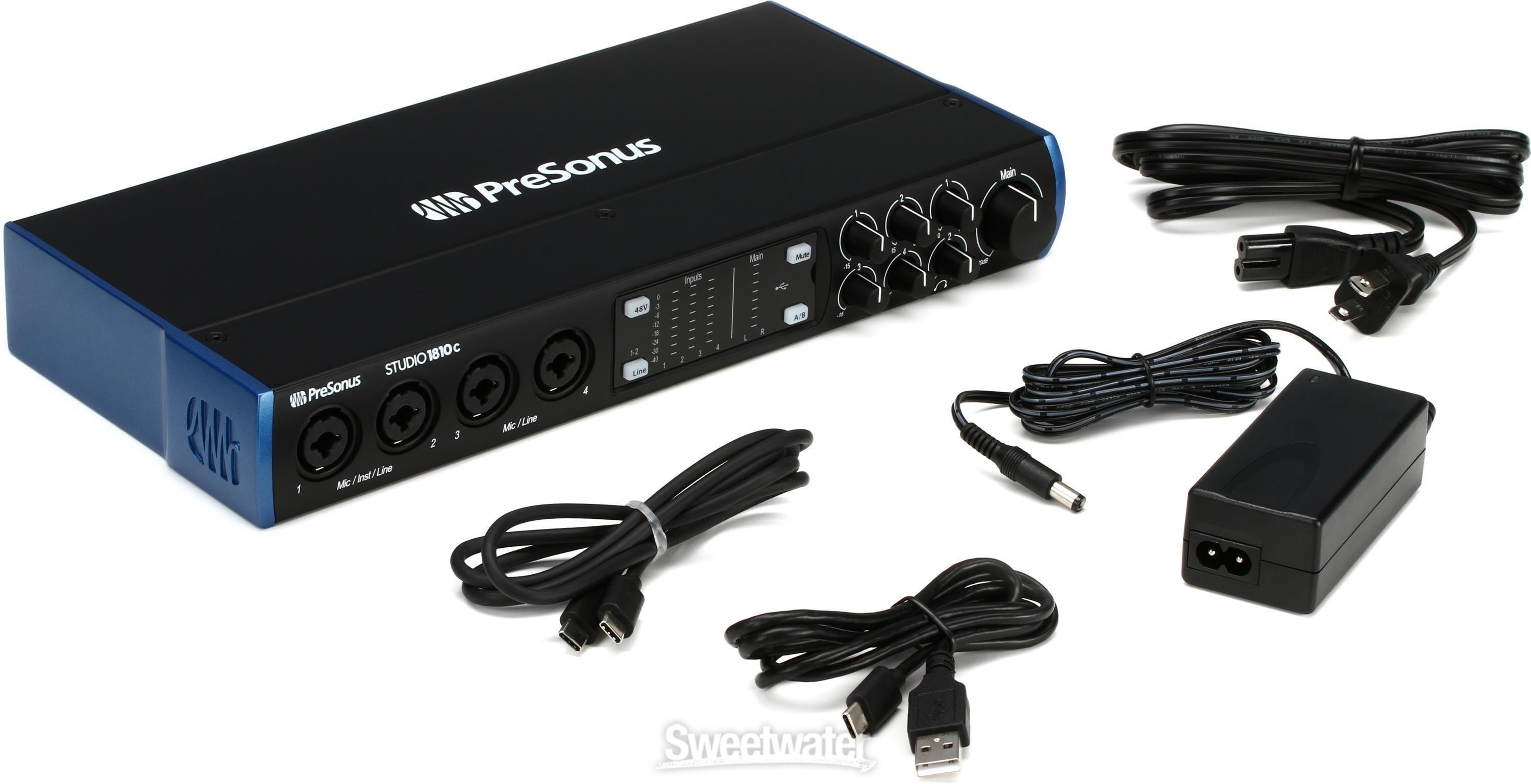 PreSonus Studio 1810c USB-C Audio Interface Reviews | Sweetwater