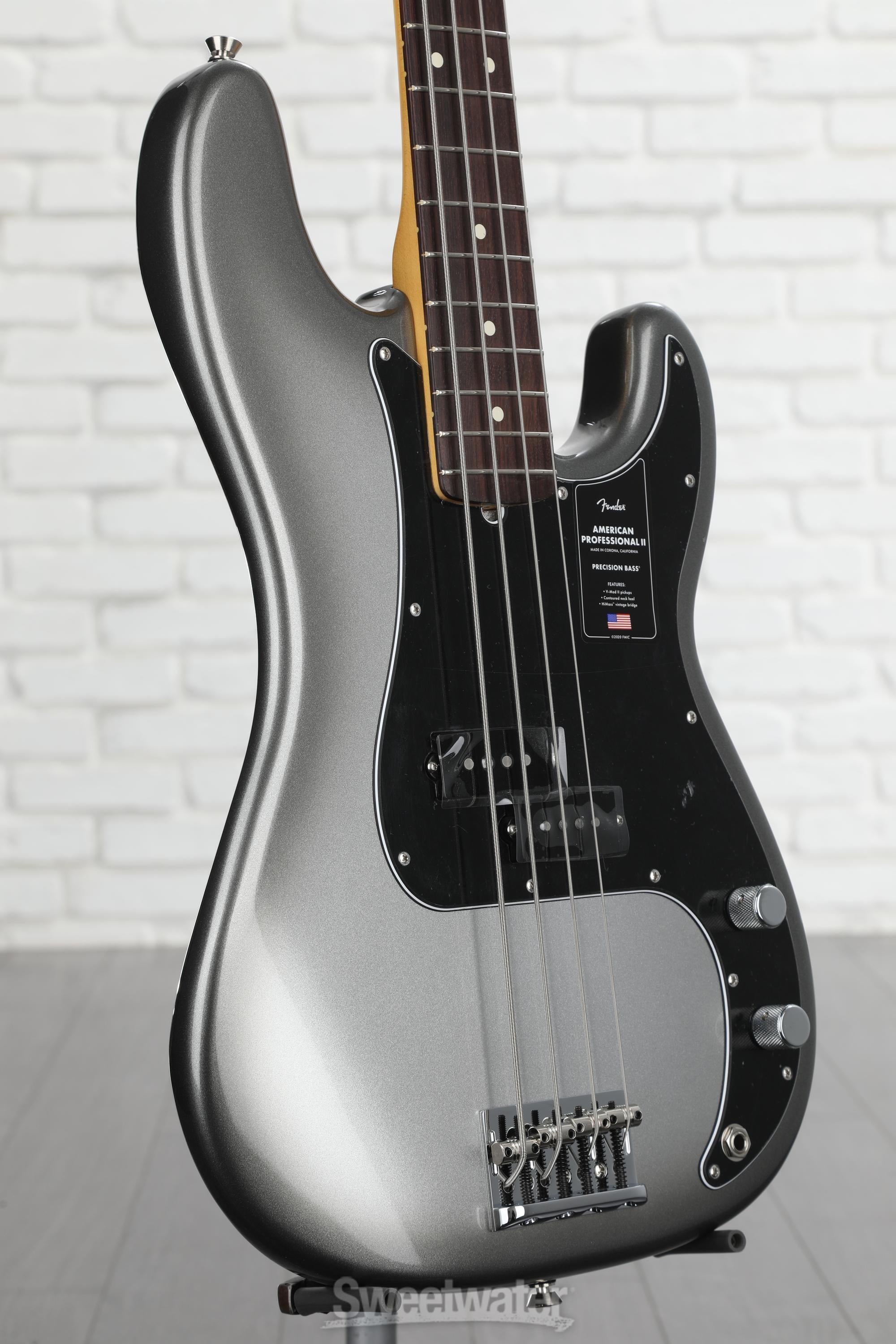 Fender American Professional II Precision Bass - Mercury with