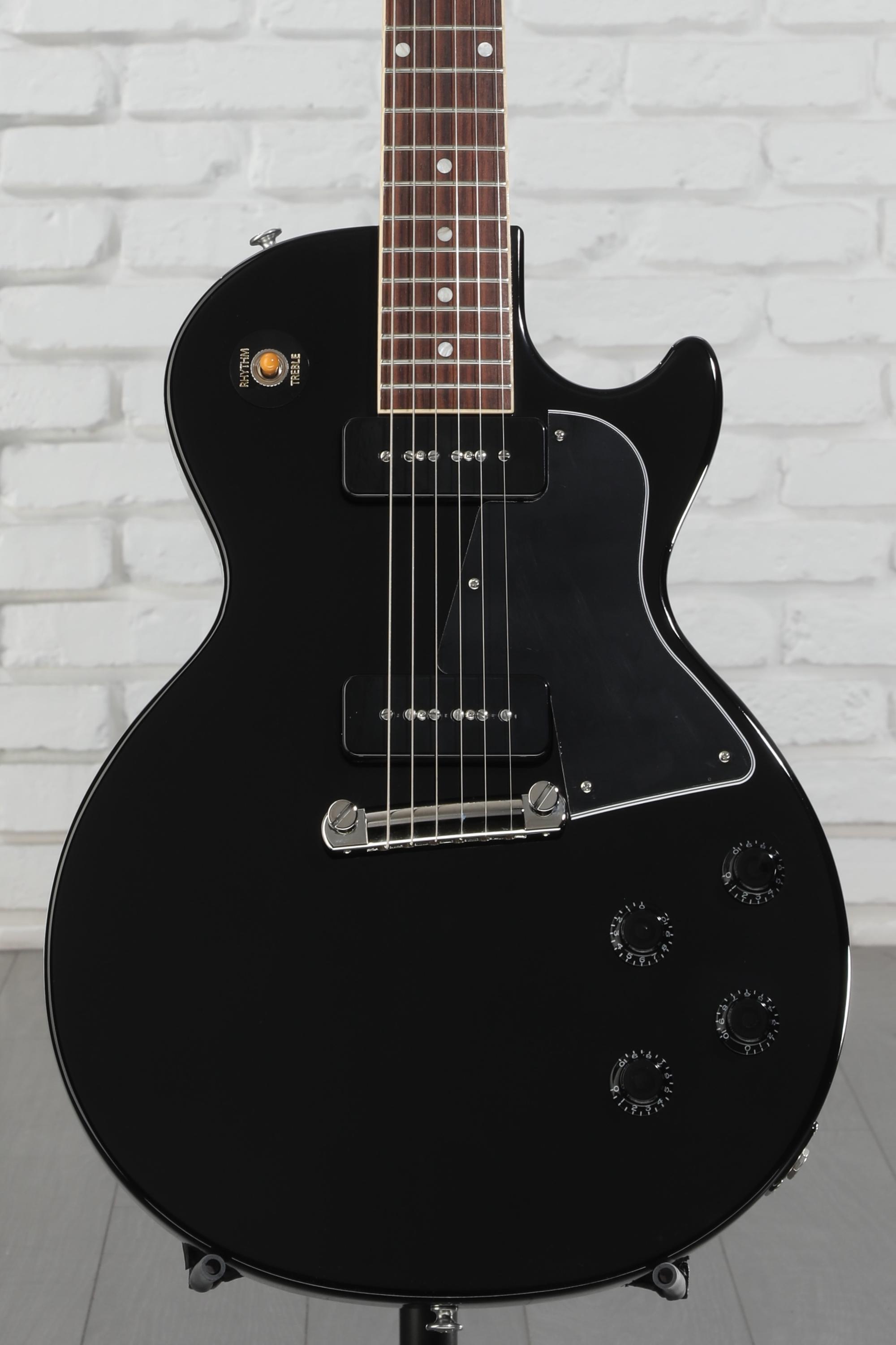 ギター Gibson LP Standard Ebony Black 2004 Gibson Les Paul Standard Electric Guitar Ebony Finish