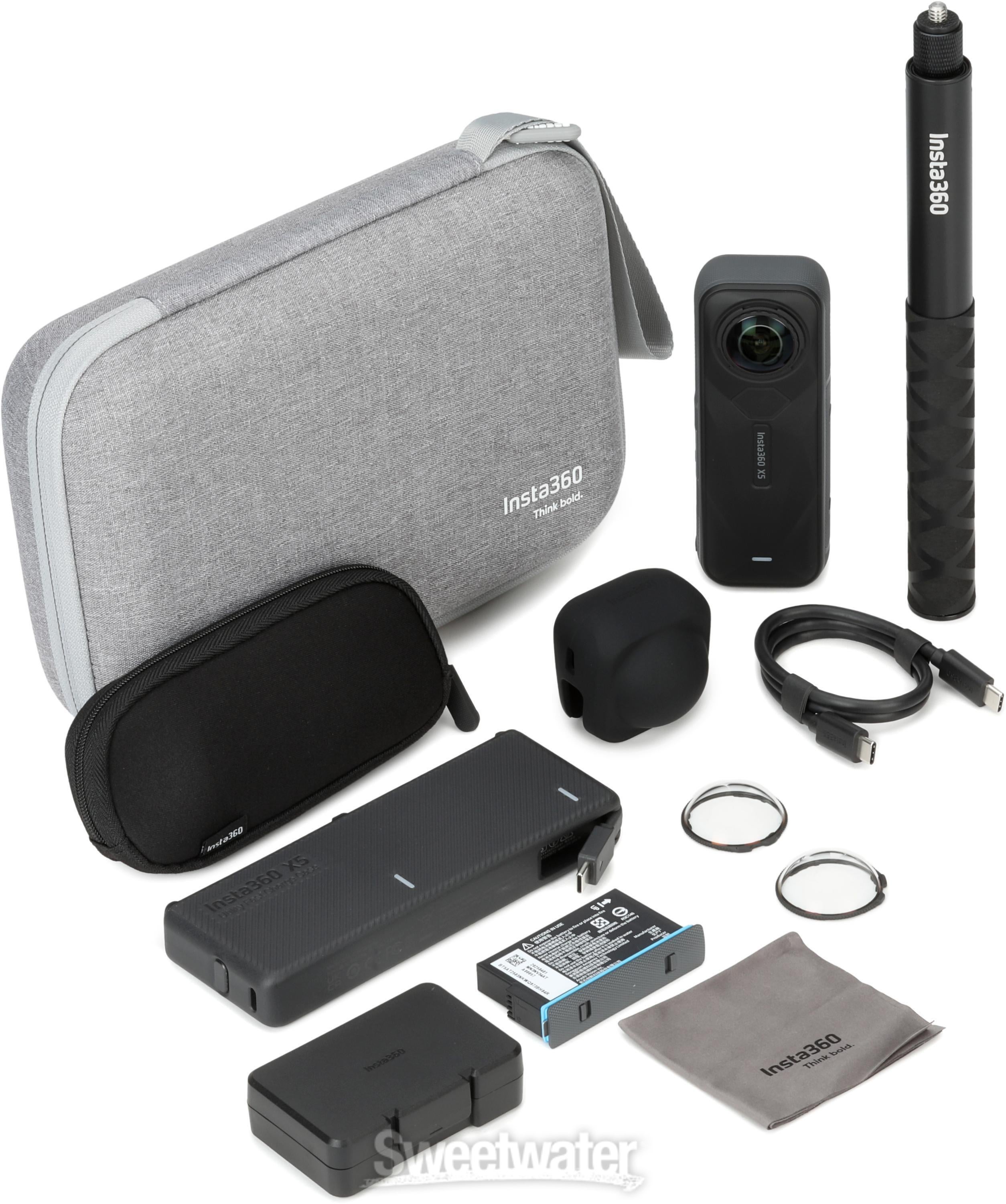 Insta360 X5 8K Pocket Action Video Camera Essentials Bundle