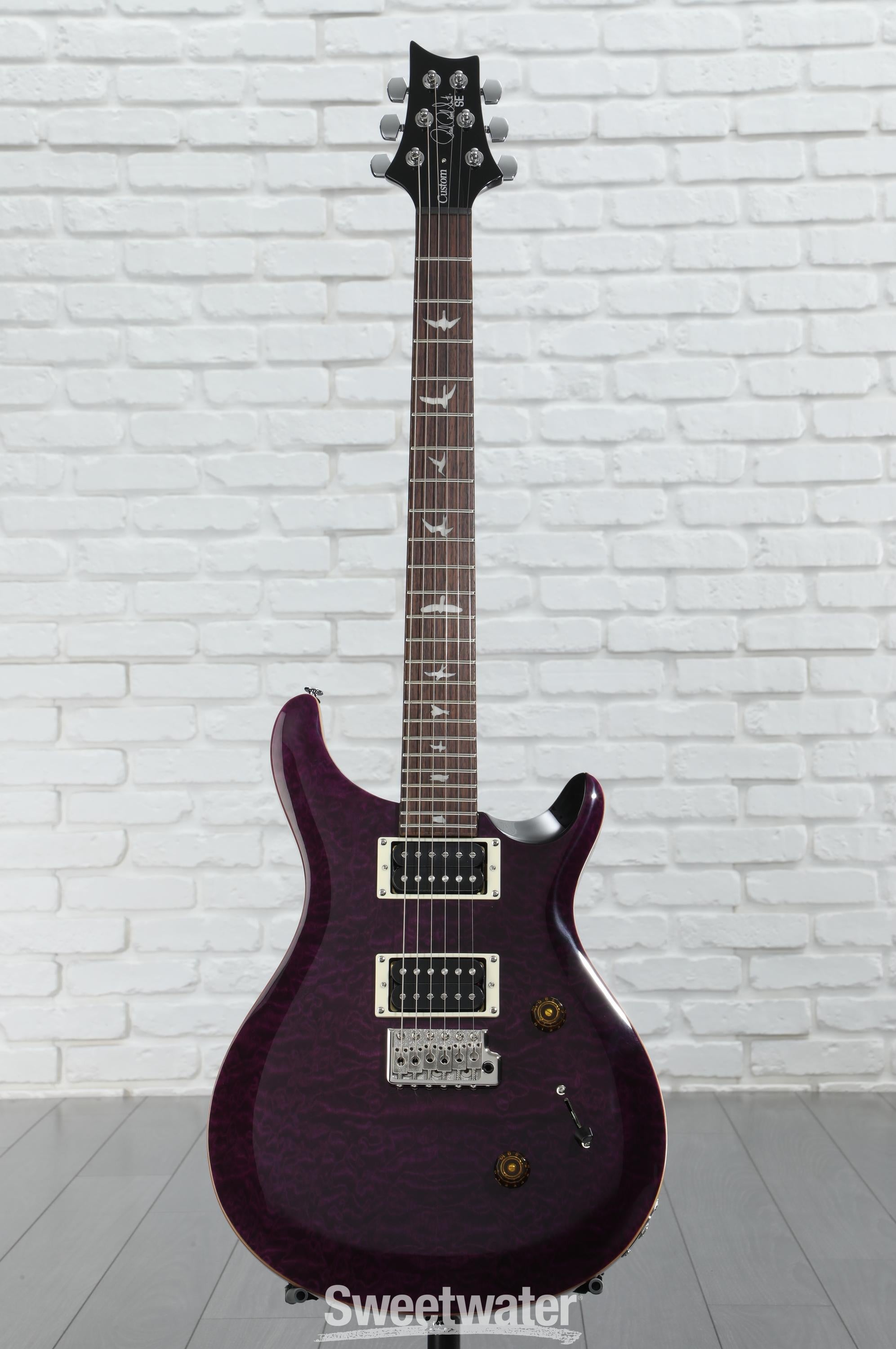 PRS SE Custom 24 Electric Guitar - Amethyst, Sweetwater