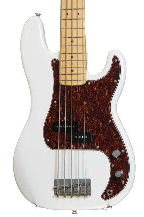 Squier Vintage Modified P Bass V - Olympic White Reviews Squier Vintage Modified P Bass V - Olympic White Reviews
