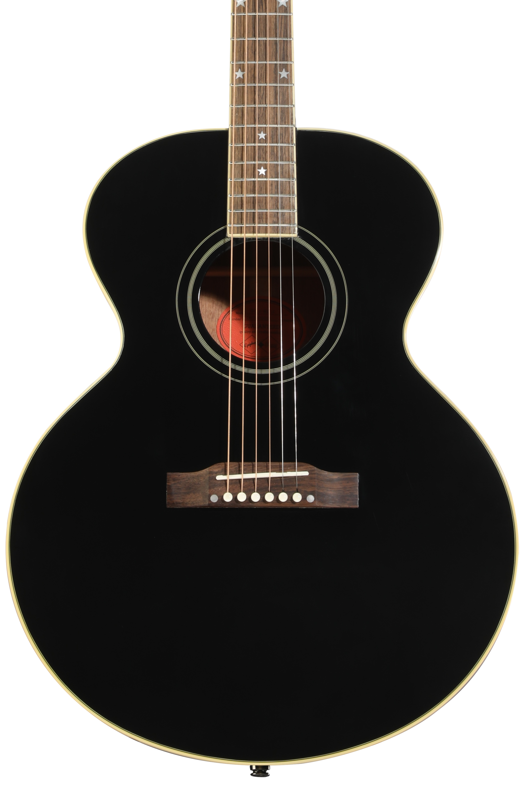 Epiphone J-180 LS Acoustic-electric Guitar - Ebony | Sweetwater