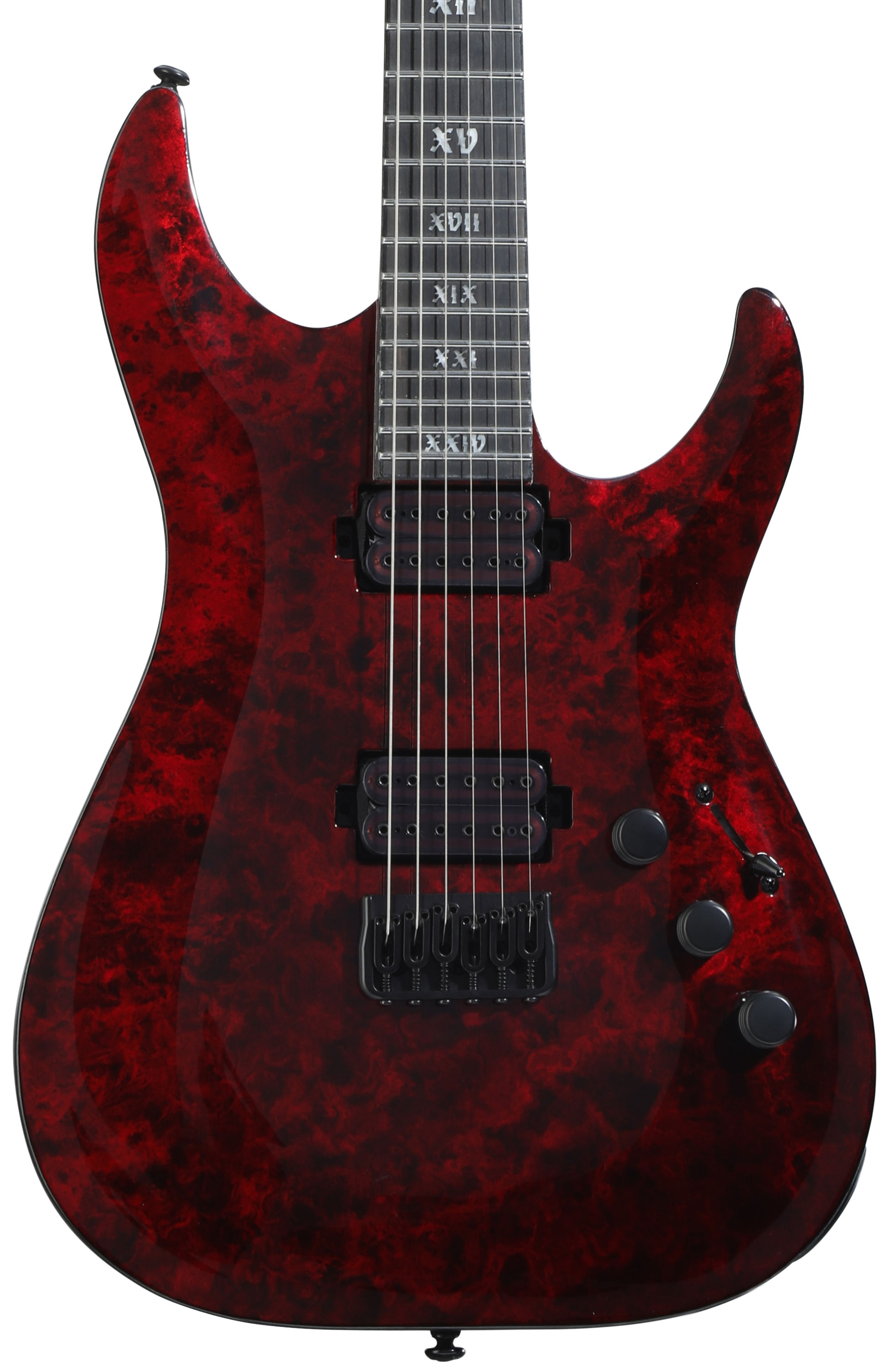 Schecter C-1 Apocalypse Electric Guitar - Red Reign | Sweetwater