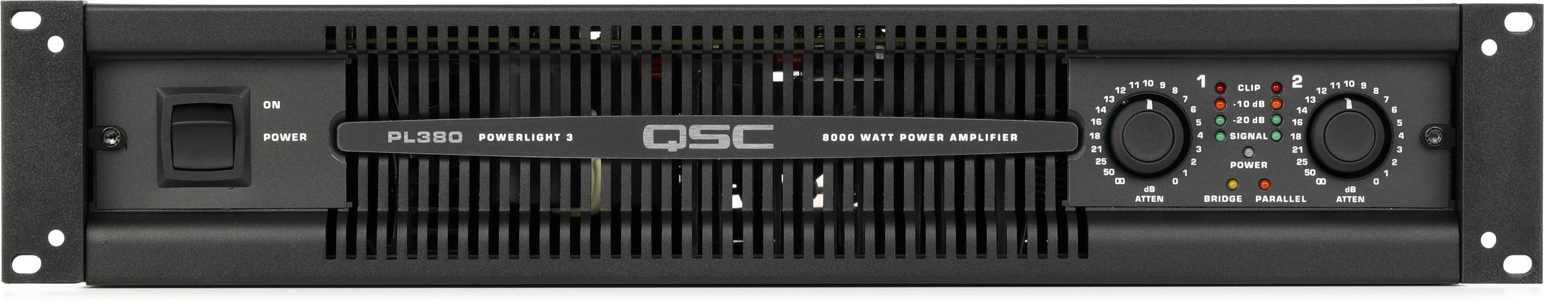 QSC PL380 パワーアンプ PAアンプ Power Amplifier ④ PL380 Power Amplifier – QSC